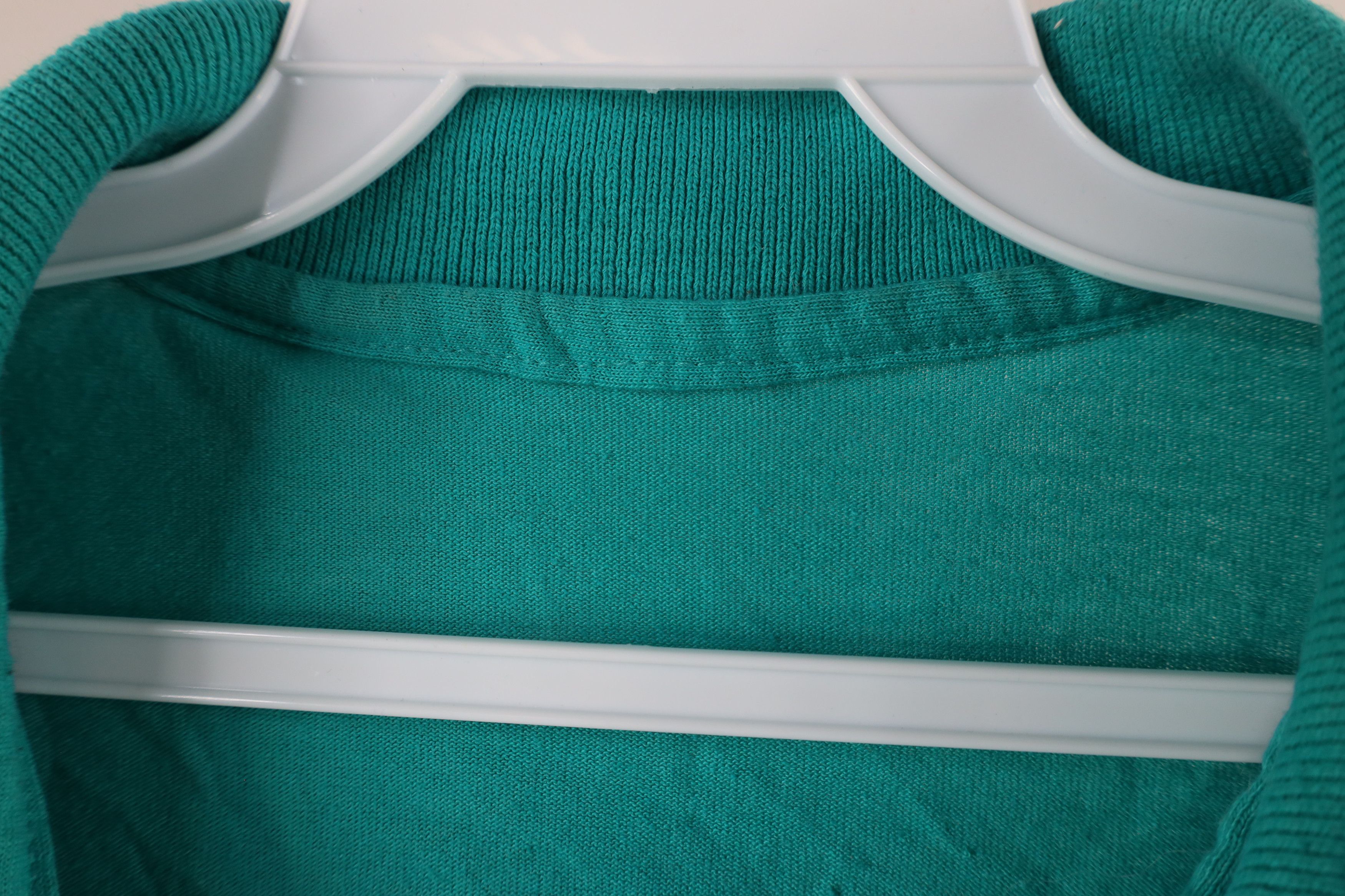 Vintage Vintage 90s Toledo Zoo & Aquarium Collared Polo Shirt Teal Size US L / EU 52-54 / 3 - 6 Thumbnail