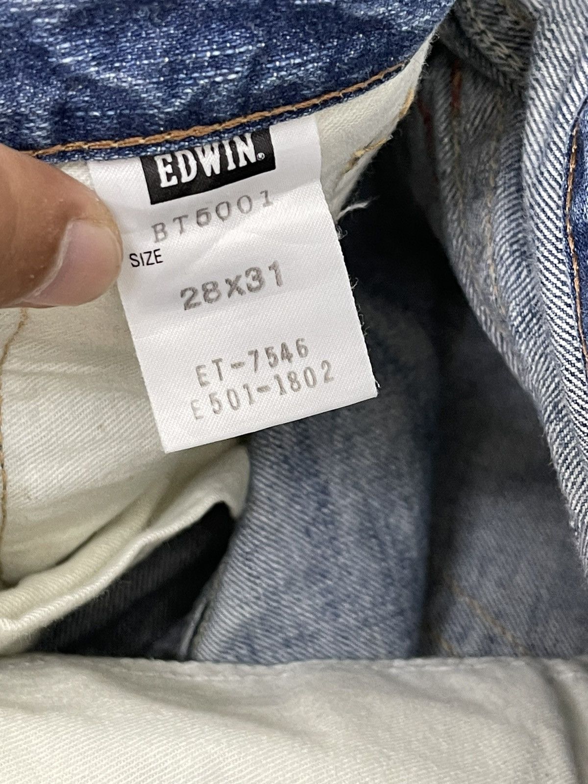 Edwin Flare Jeans Edwin Japan Faded Distress Boot Cut 8🟦0 Size US 30 / EU 46 - 18 Thumbnail