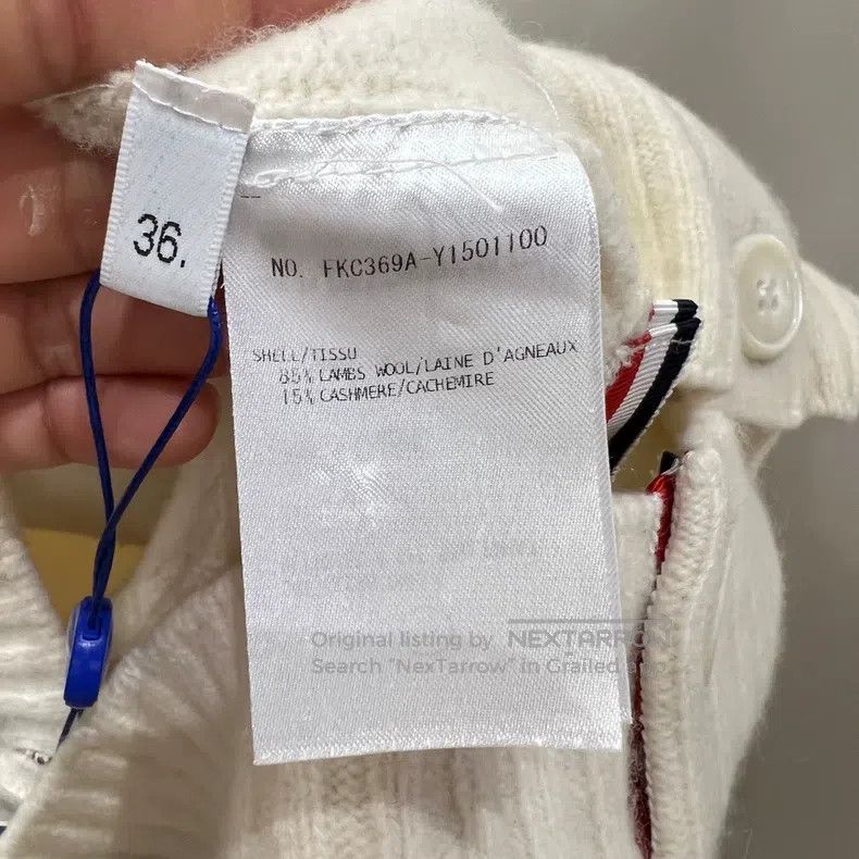 Thom Browne Thom Browne V Neck Long Cardigan Size XS / US 0-2 / IT 36-38 - 4 Thumbnail