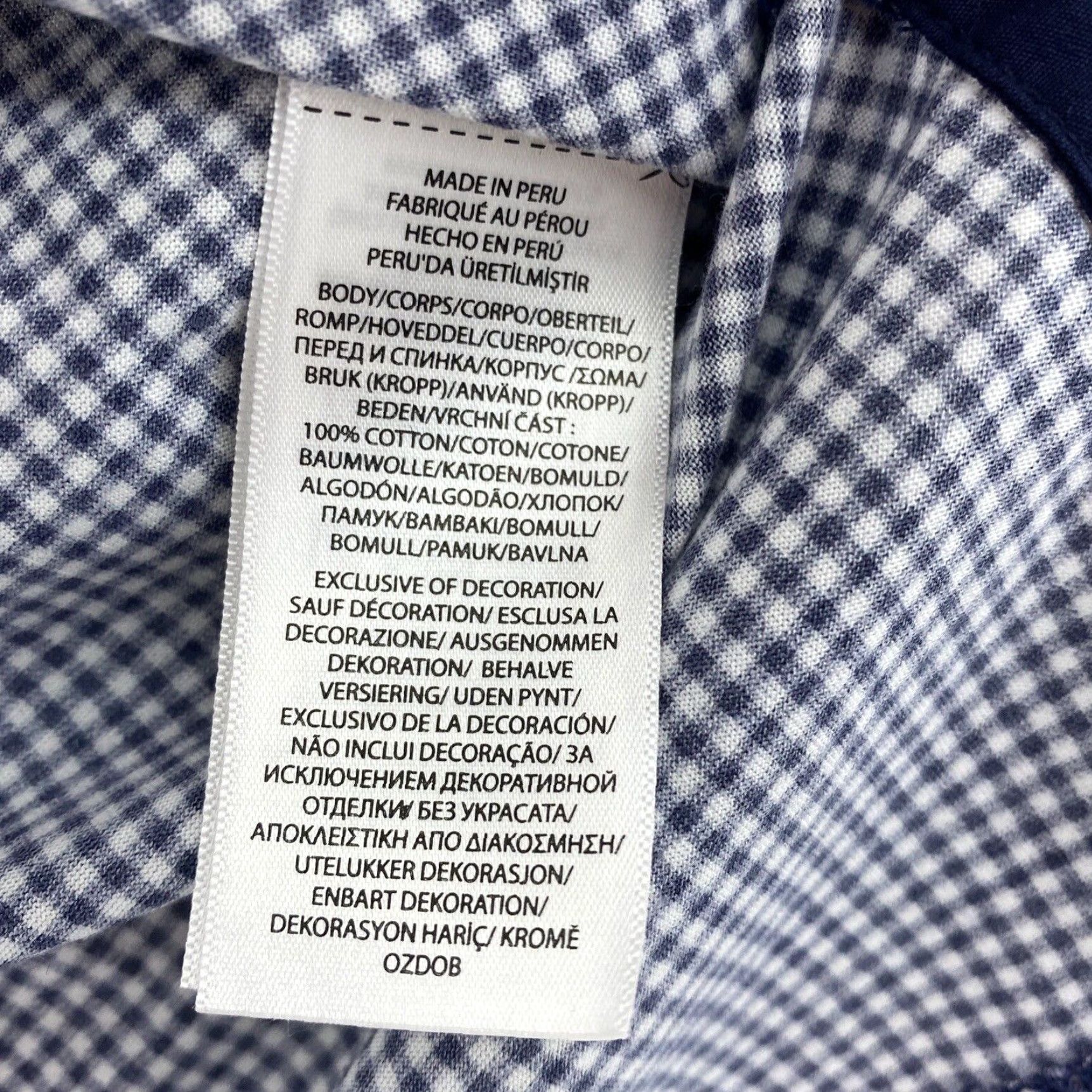 Ralph Lauren Ralph Lauren Polo Shirt Golf Blue L Checked Pima Cotton 3-Button Mens Size US L / EU 52-54 / 3 - 4 Thumbnail
