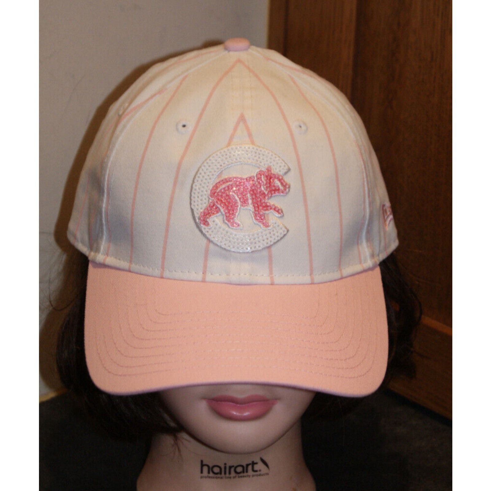 New Era Chicago Cubs Womens White Pink Logo Snapback Hat Cap New Era Size ONE SIZE - 2 Thumbnail
