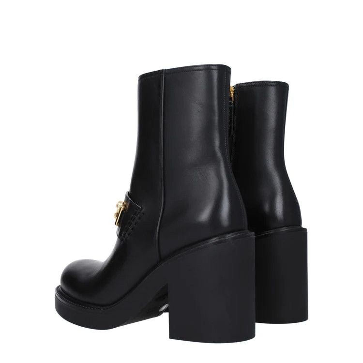 Gucci ob1o1e1124 Leather Ankle Boots in Black Size US 7 / IT 37 - 4 Thumbnail