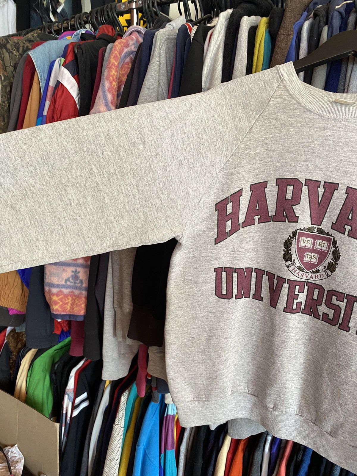 Vintage HARVARD UNIVERSITY VINTAGE SWEATSHIRT 90s Size US L / EU 52-54 / 3 - 3 Thumbnail
