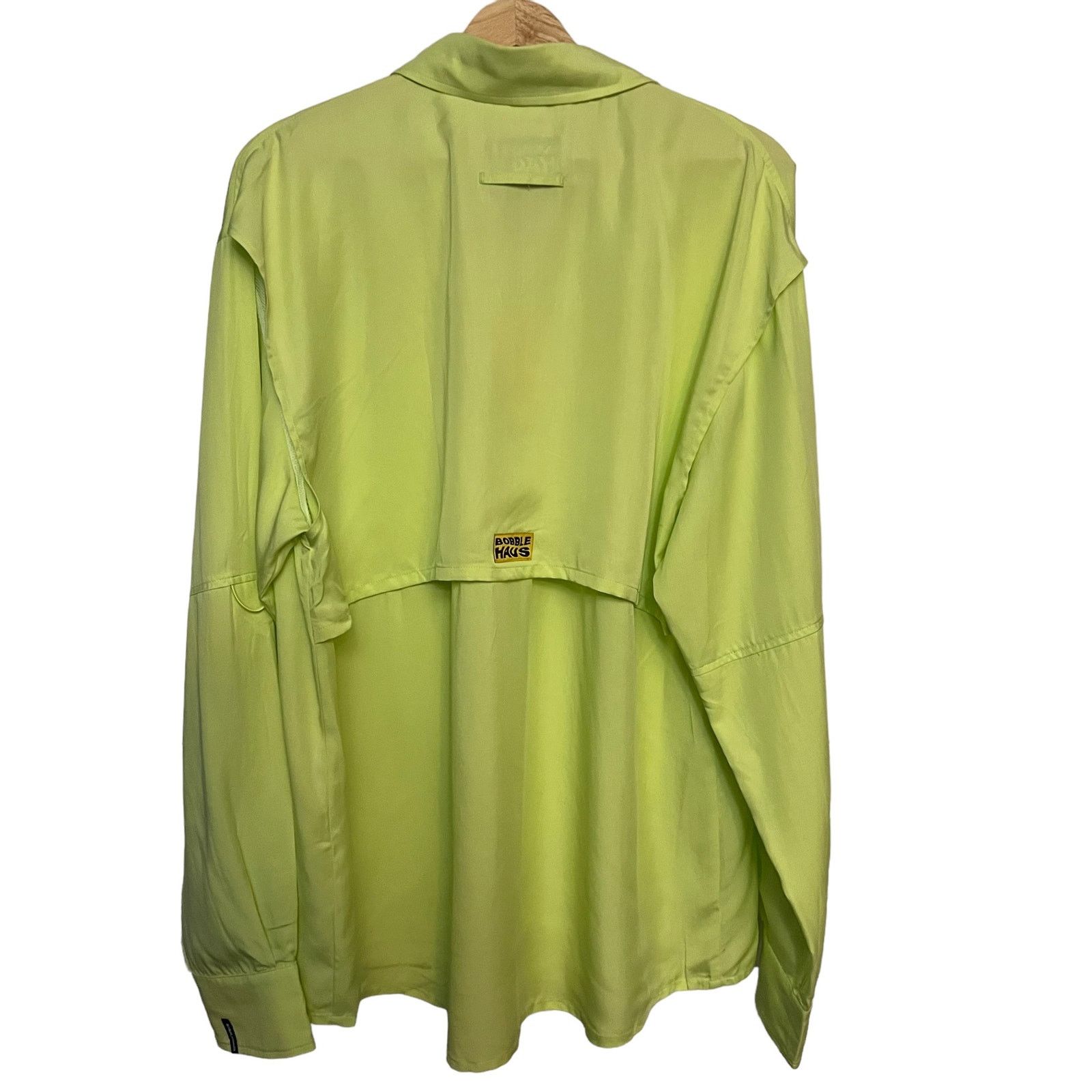 Other Bobblehaus Button Down Lime Green Utility Shirt -Size L, NWT Size US L / EU 52-54 / 3 - 2 Thumbnail