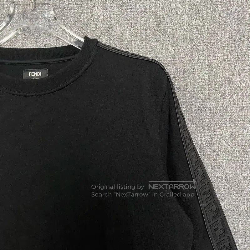 Fendi Fendi Black Cotton Men's Sweatshirt M Size . Size US M / EU 48-50 / 2 - 3 Thumbnail