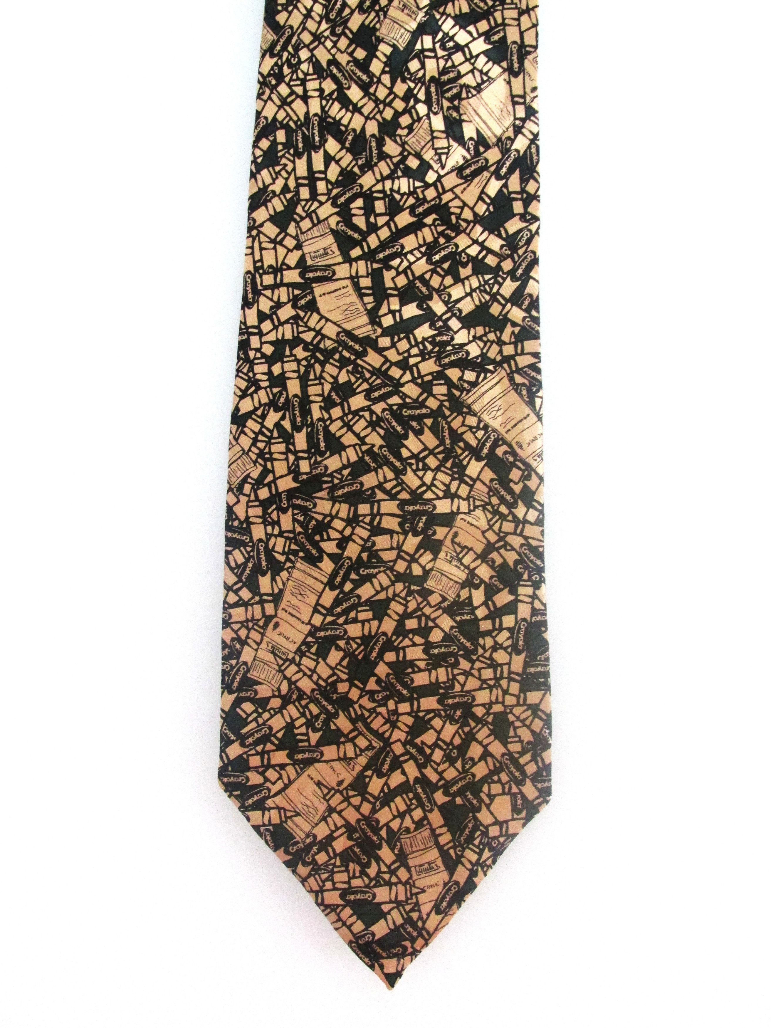 Other Crayola Crayon Vintage Men's Silk Tie Size ONE SIZE - 2 Thumbnail
