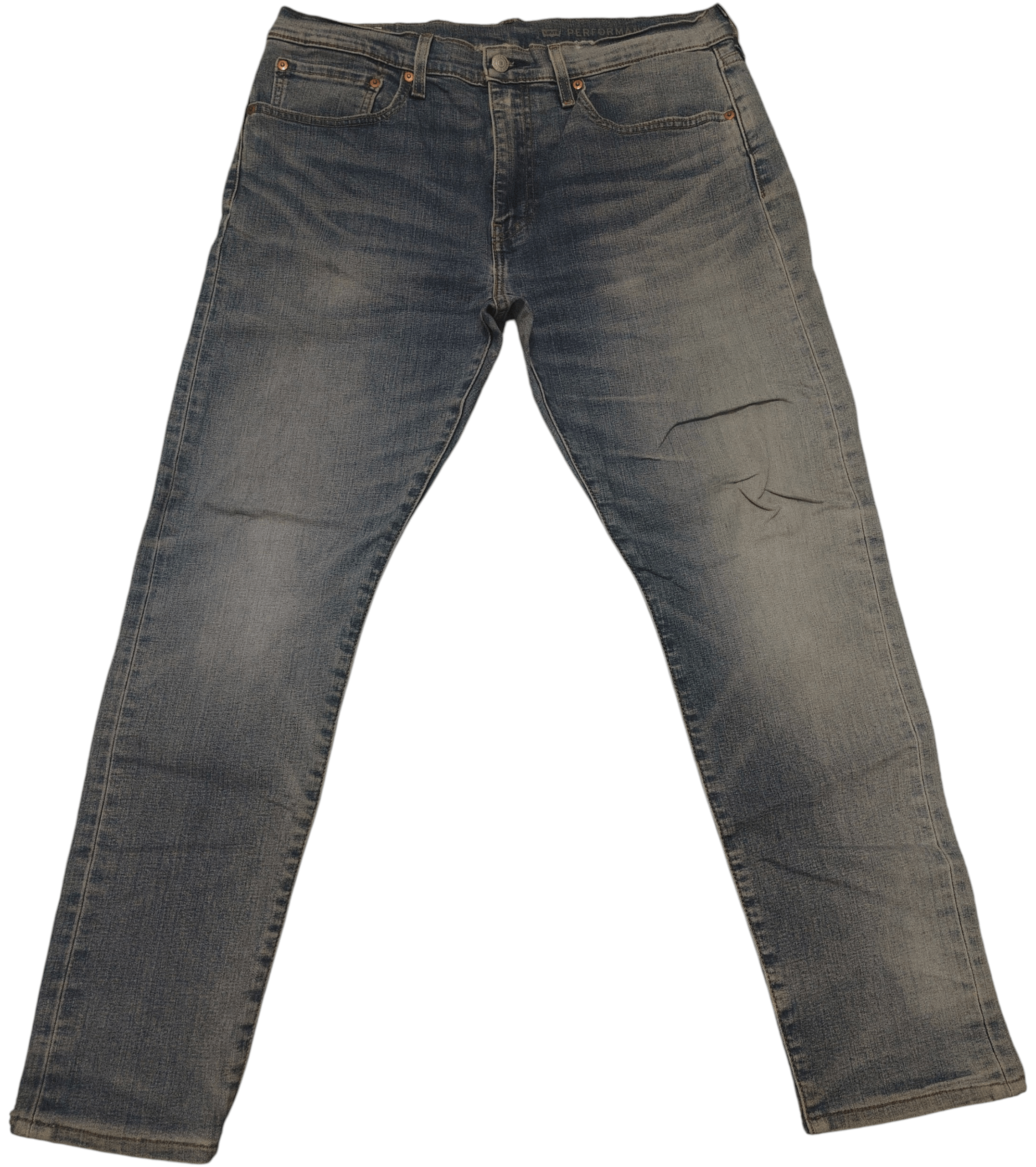 Levi's Distressed Thrashed Levi's 512 Big E Stretch Jeans Size US 34 / EU 50 - 1 Thumbnail