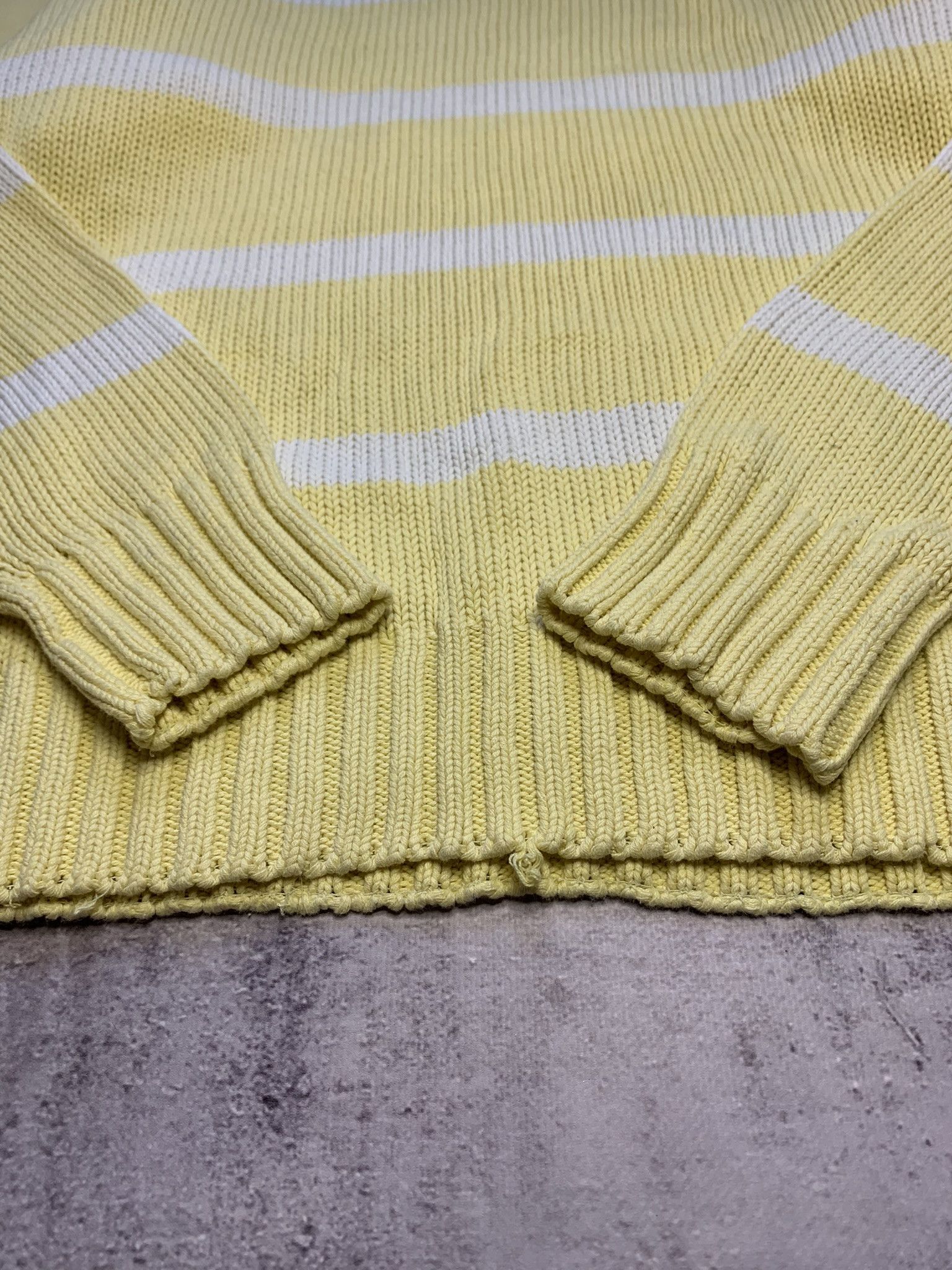 Lacoste Vintage Lacoste Striped Knit Sweater Size US M / EU 48-50 / 2 - 10 Thumbnail
