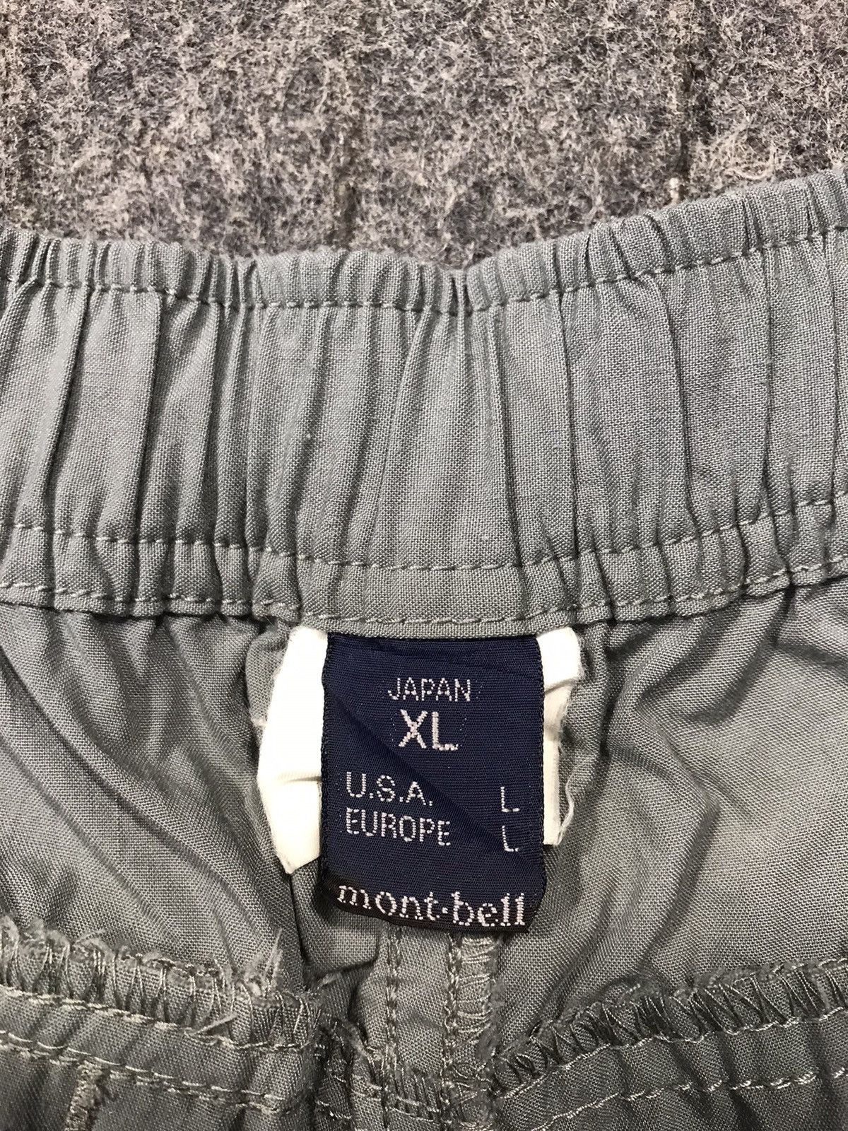 Montbell Mont Bell Outdoor Grey Thin Slack Pant Trouser Double Knee Size US 31 - 7 Thumbnail