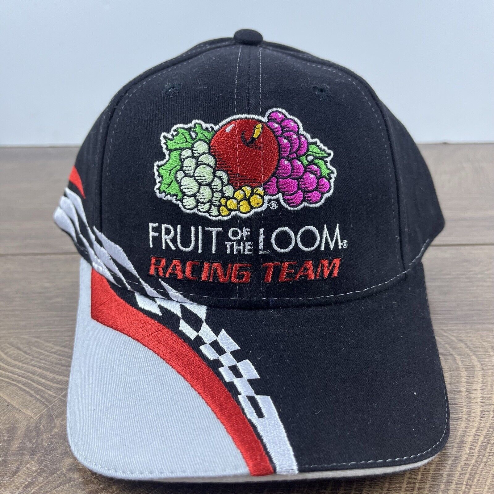 Other Fruit of the Loom Racing 55 Hat Black Hat Adjustable Hat Bla Size ONE SIZE - 4 Thumbnail