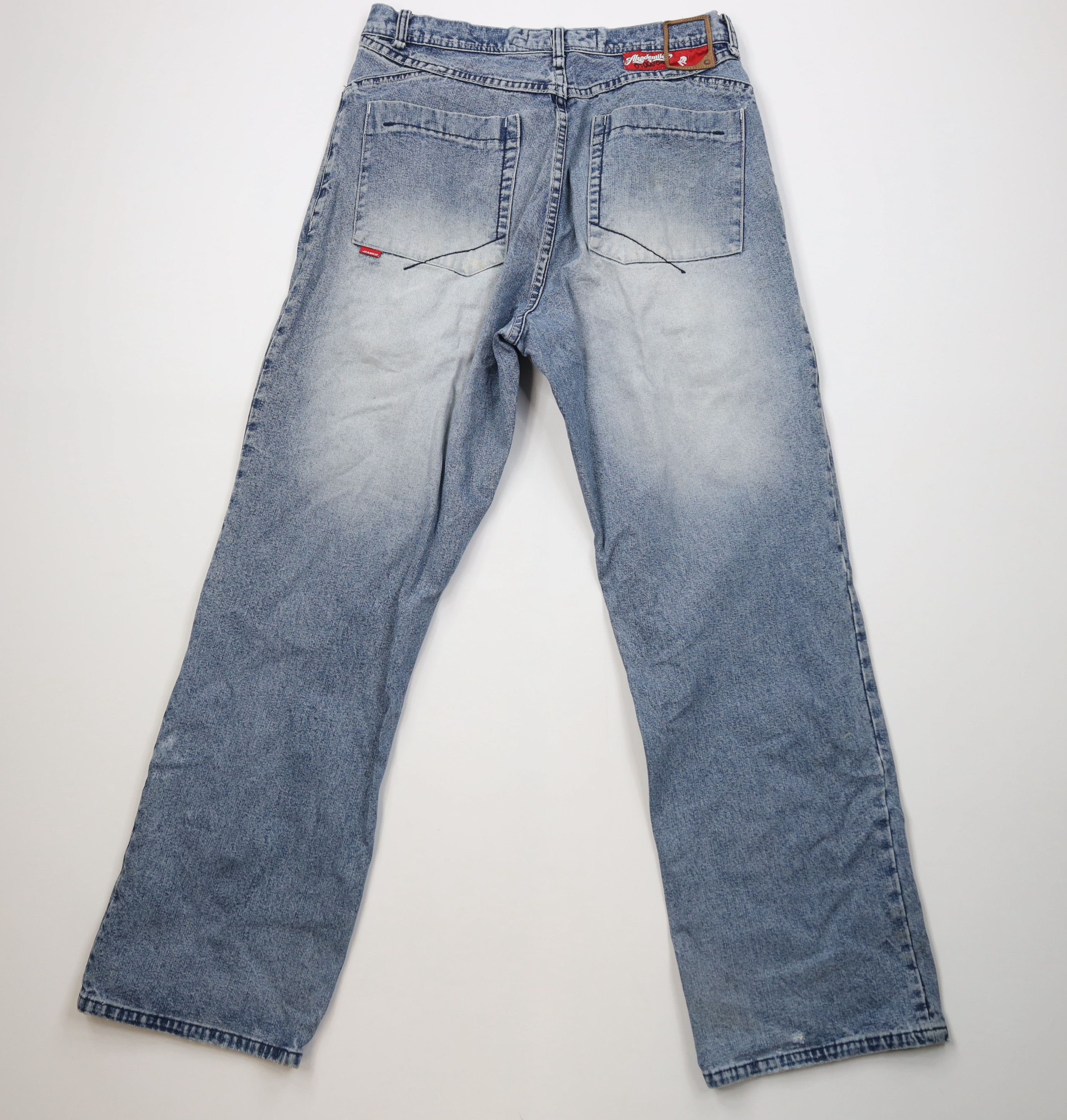Vintage Vintage 90s Y2K Streetwear Baggy Wide Leg Denim Jeans Size US 34 / EU 50 - 12 Thumbnail