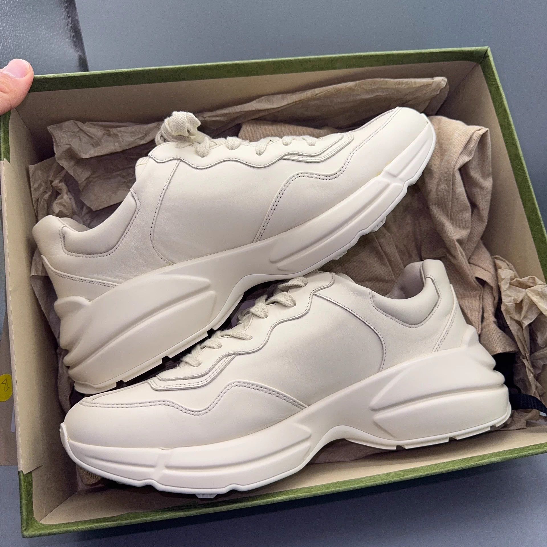 Gucci GUCCI Rhyton White Size 44 Size US 11 / EU 44 - 6 Thumbnail