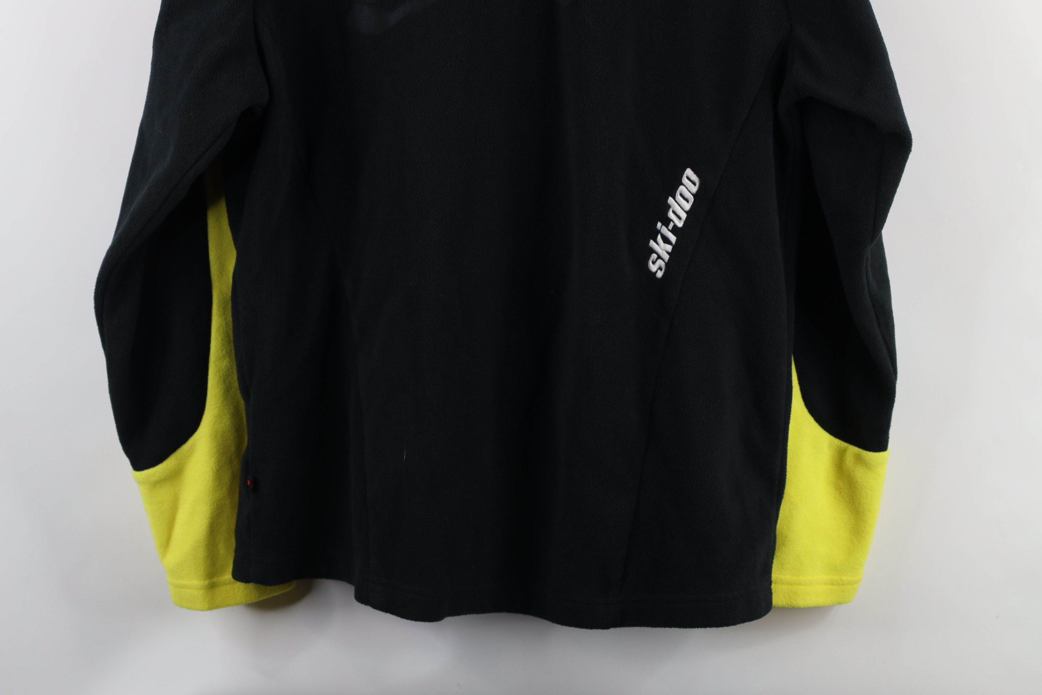 Ski-Doo × Vintage Vintage Ski Doo BRP Snowmobile Racing Fleece Jacket Black Size US M / EU 48-50 / 2 - 14 Thumbnail