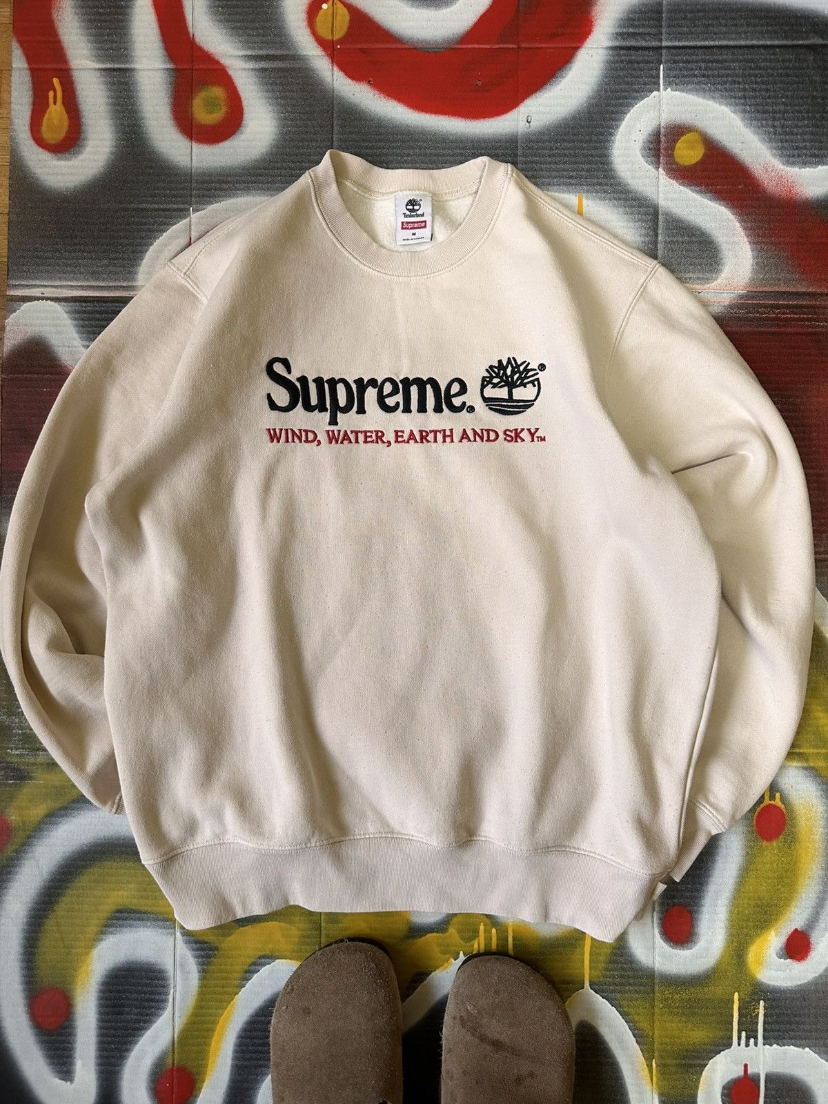 Supreme Timberland Crewneck | Grailed