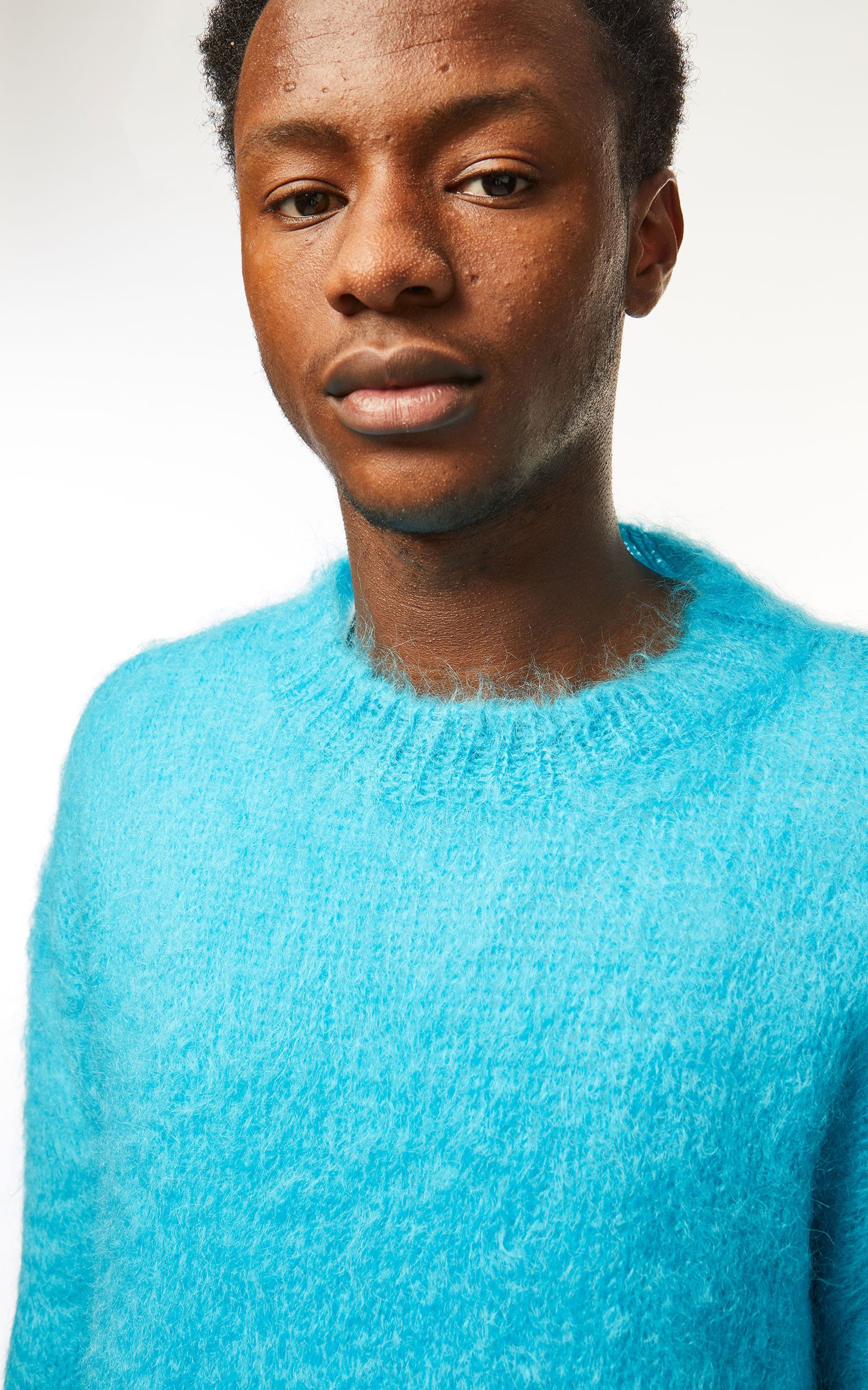 Marni o1y0225 Crewneck Sweater in Turquoise Size US M / EU 48-50 / 2 - 2 Thumbnail
