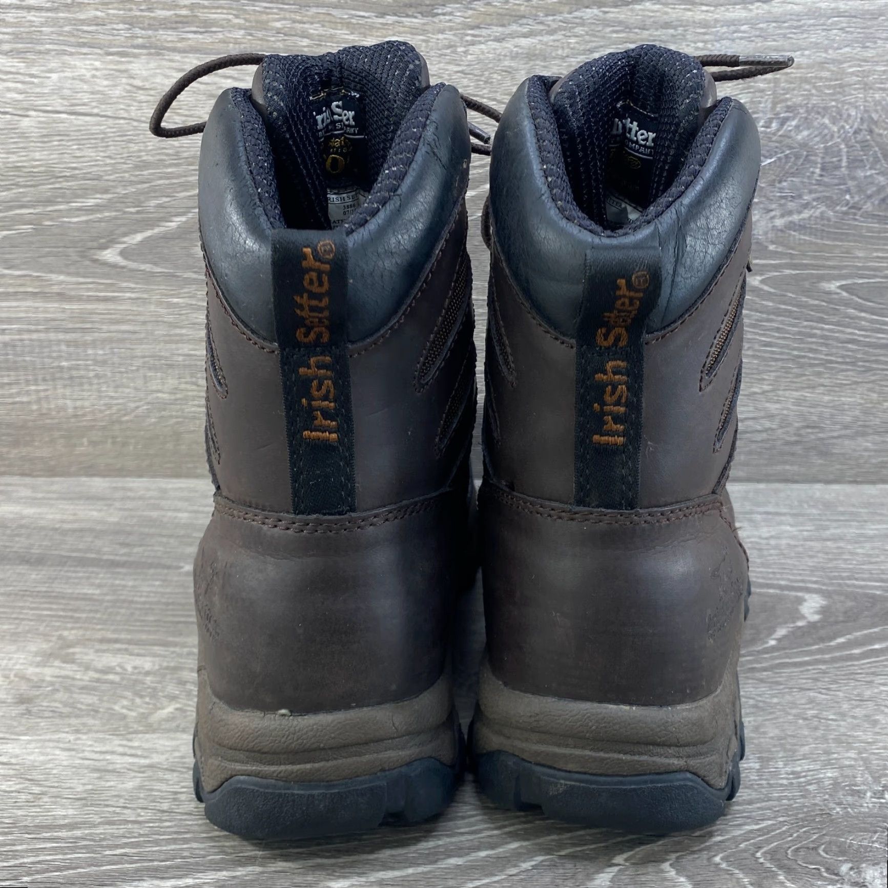 Vintage Irish Setter by Red Wing Womens 8.5 Brown Leather Hunting Boots 600 Gram Thinsulate Ultra Insulated Ultra Dry Waterproof Scent Ban Size US 9 / IT 39 - 7 Thumbnail