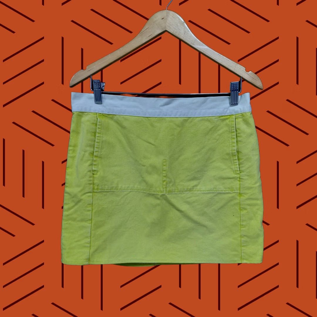 Diesel Diesel Skirt Women Green A-Line Cotton 30 Italy Regular Above Knee Spring Summer Casual Women Size 30" / US 8 / IT 44 - 1 Thumbnail