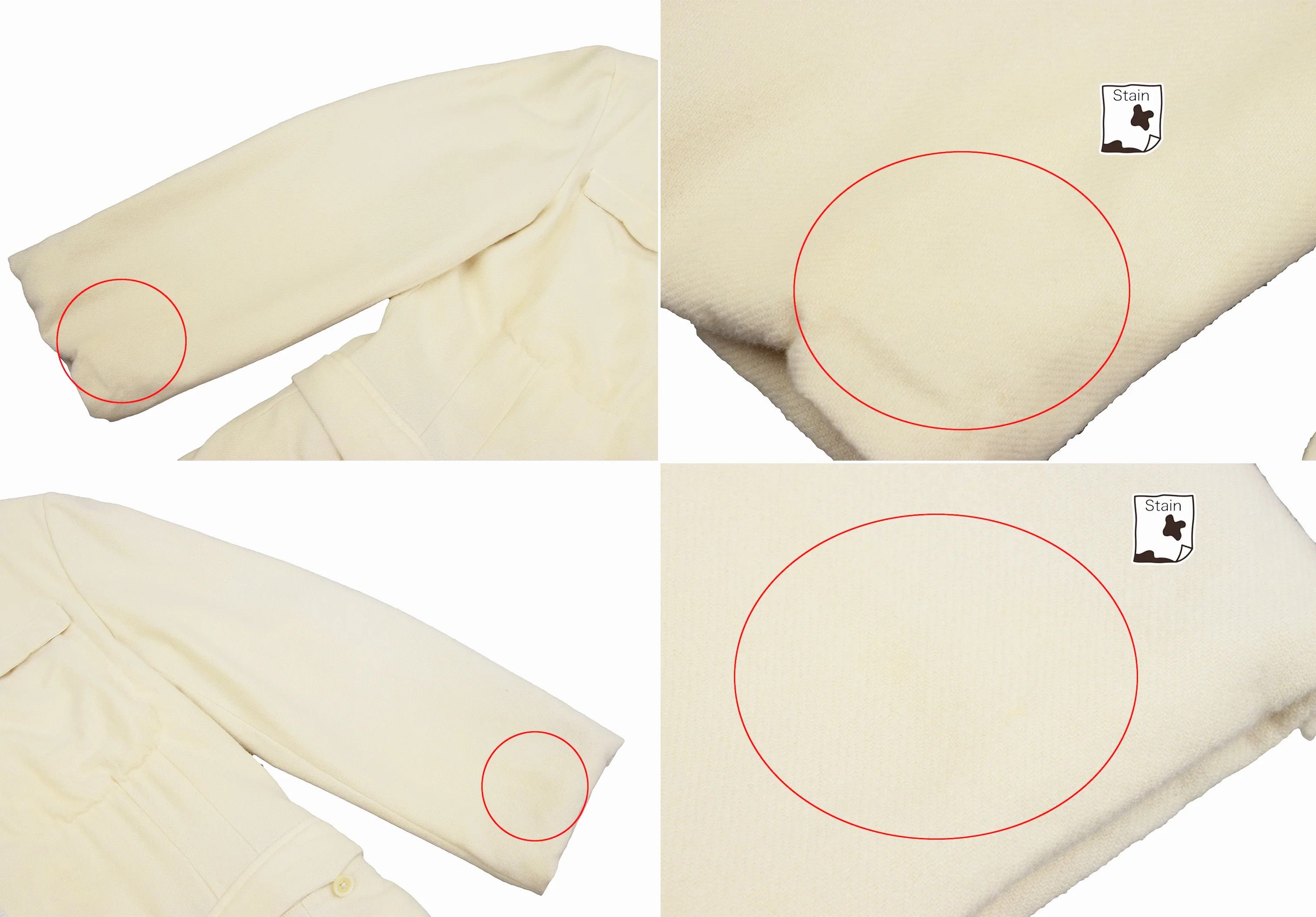 Yohji Yamamoto Yohji Yamamoto Wool Nylon Jacket Cream M Size US M / EU 48-50 / 2 - 7 Thumbnail