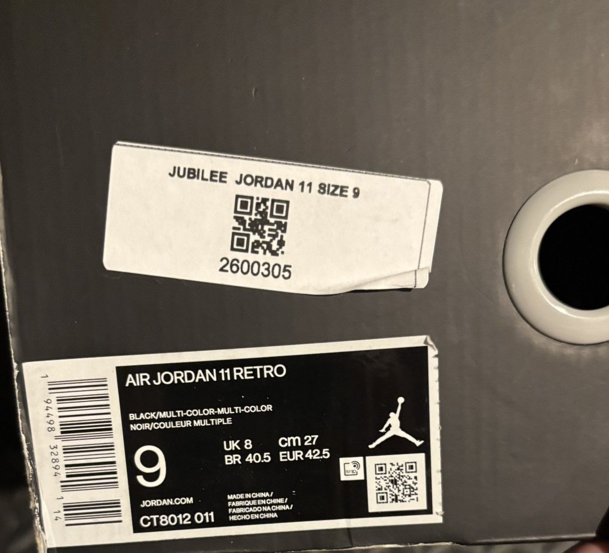 Jordan Brand Jordan 11 Retro High Jubilee/25th Anniversary 2020 Size 9 Size US 9 / EU 42 - 8 Thumbnail