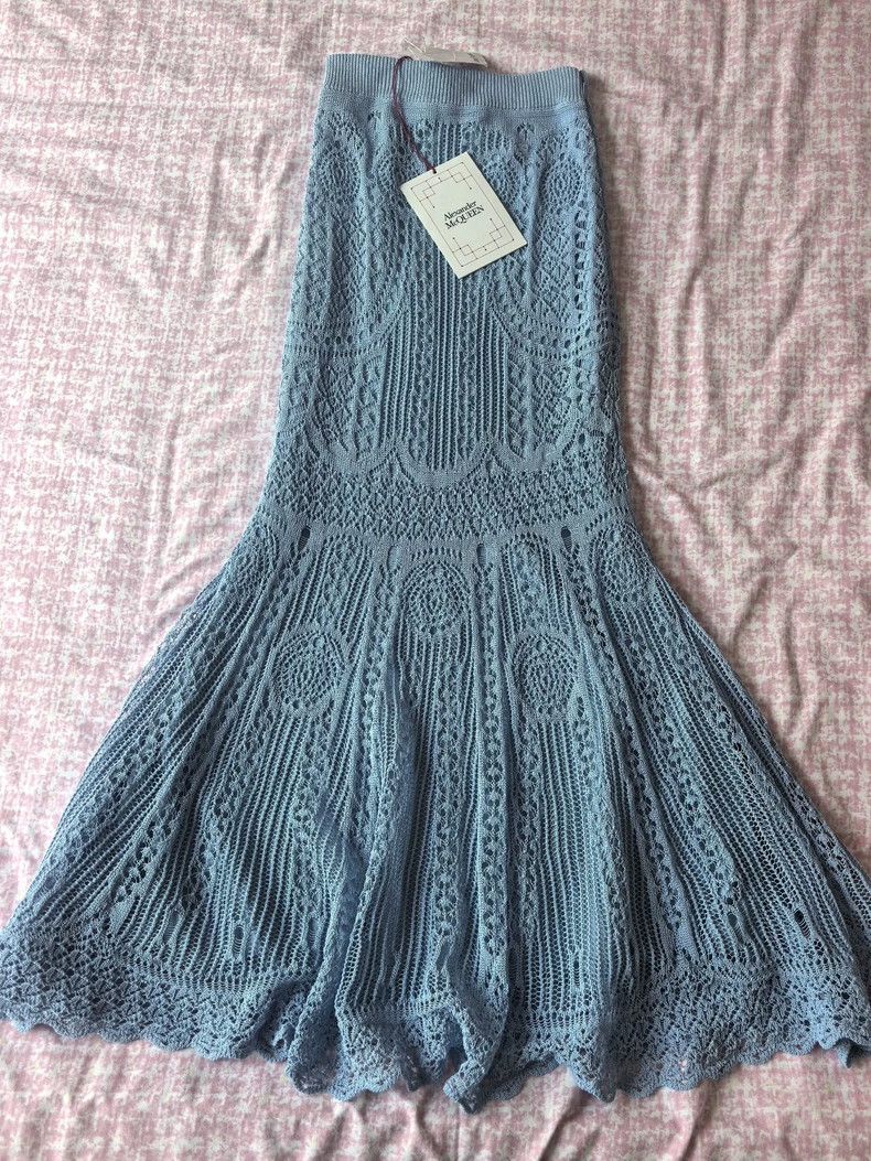 Alexander McQueen Alexander McQUEEN size S Knitted fishtail skirt Nextarrow-2 Size 24" / US 00 / IT 34 - 2 Thumbnail