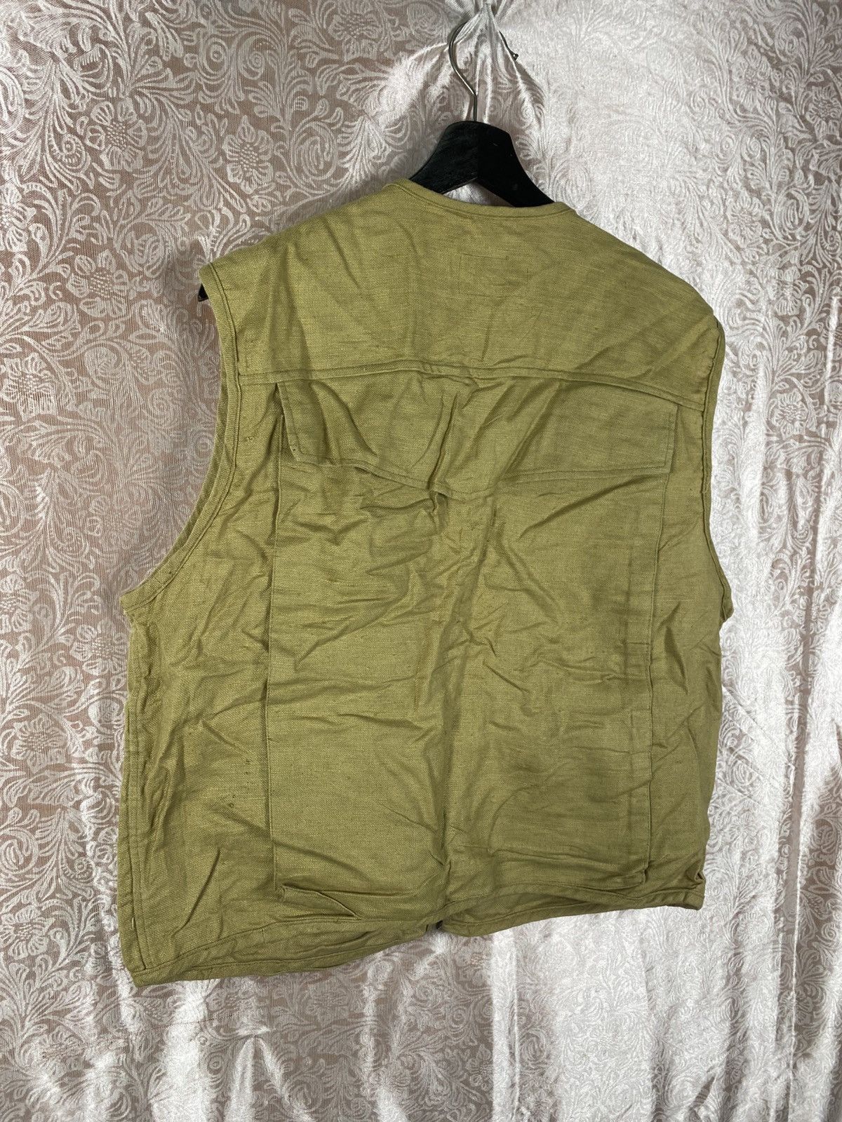 Japanese Brand Vintage MUW Company Khaki Vest Multi Pocket Fishing Outdoor Size US L / EU 52-54 / 3 - 13 Thumbnail