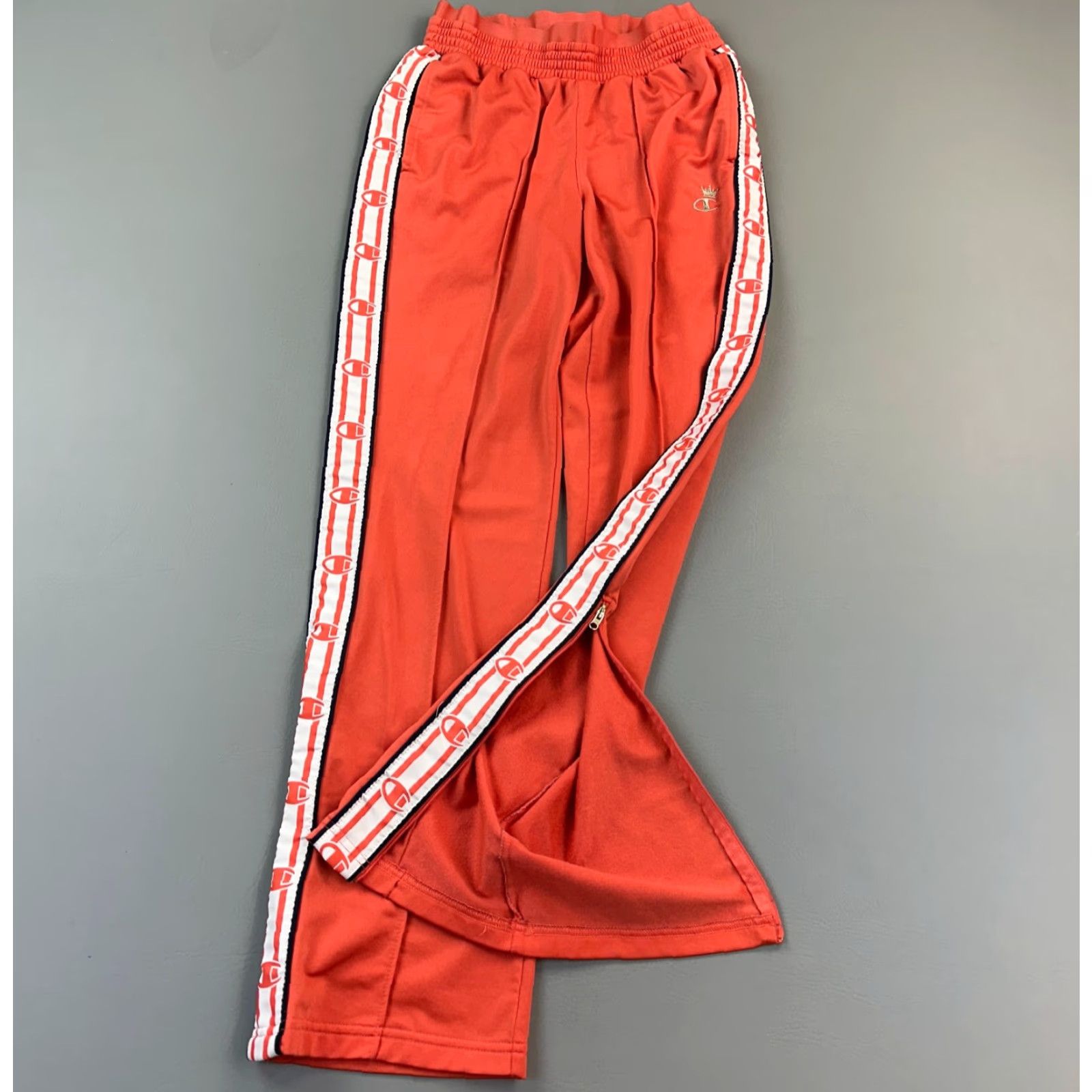 Champion Champion Track Pants Women's XS Paprika Logo Tape Ankle Zip Pull On Active Size 26" / US 2 / IT 38 - 2 Thumbnail