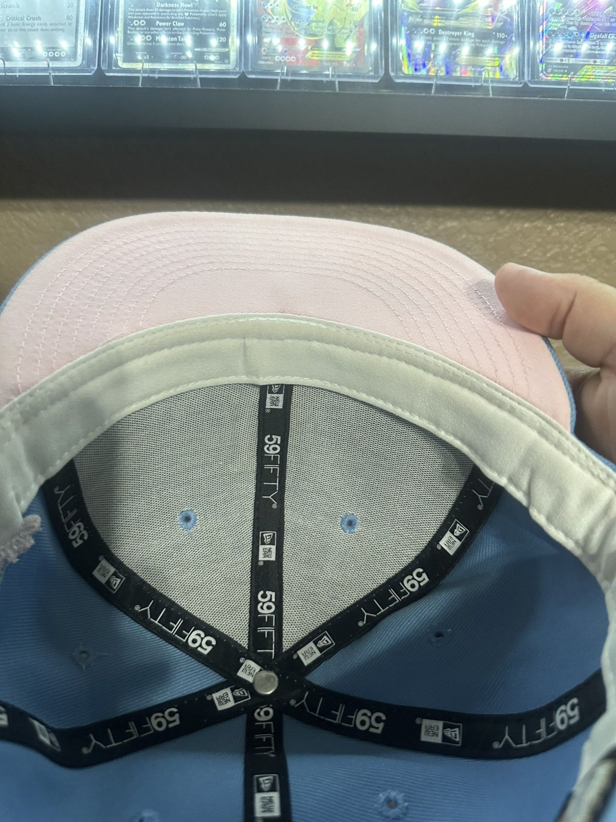New Era Los Angeles Dodgers New Era 1988 World Series Pink UV 7 5/8 Size ONE SIZE - 3 Thumbnail