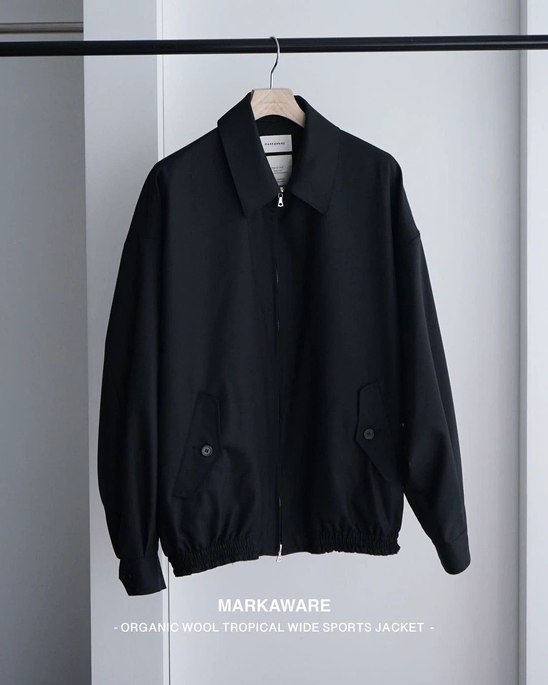 Markaware MARKAWARE Organic Wool Tropical Wide Sports Jacket Black 1 Size US S / EU 44-46 / 1 - 3 Thumbnail