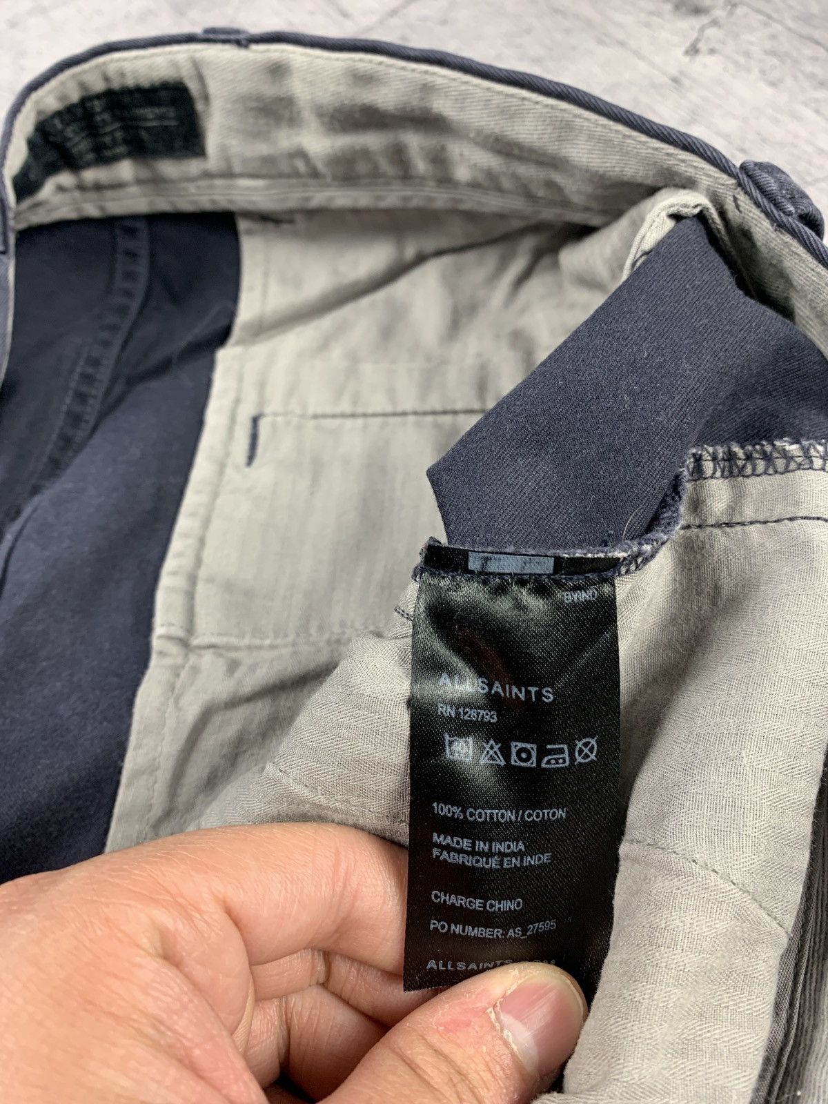 Allsaints Designer AllSaints Charge Chino Pants Men’s Size 34 Luxury Size US 34 / EU 50 - 11 Thumbnail