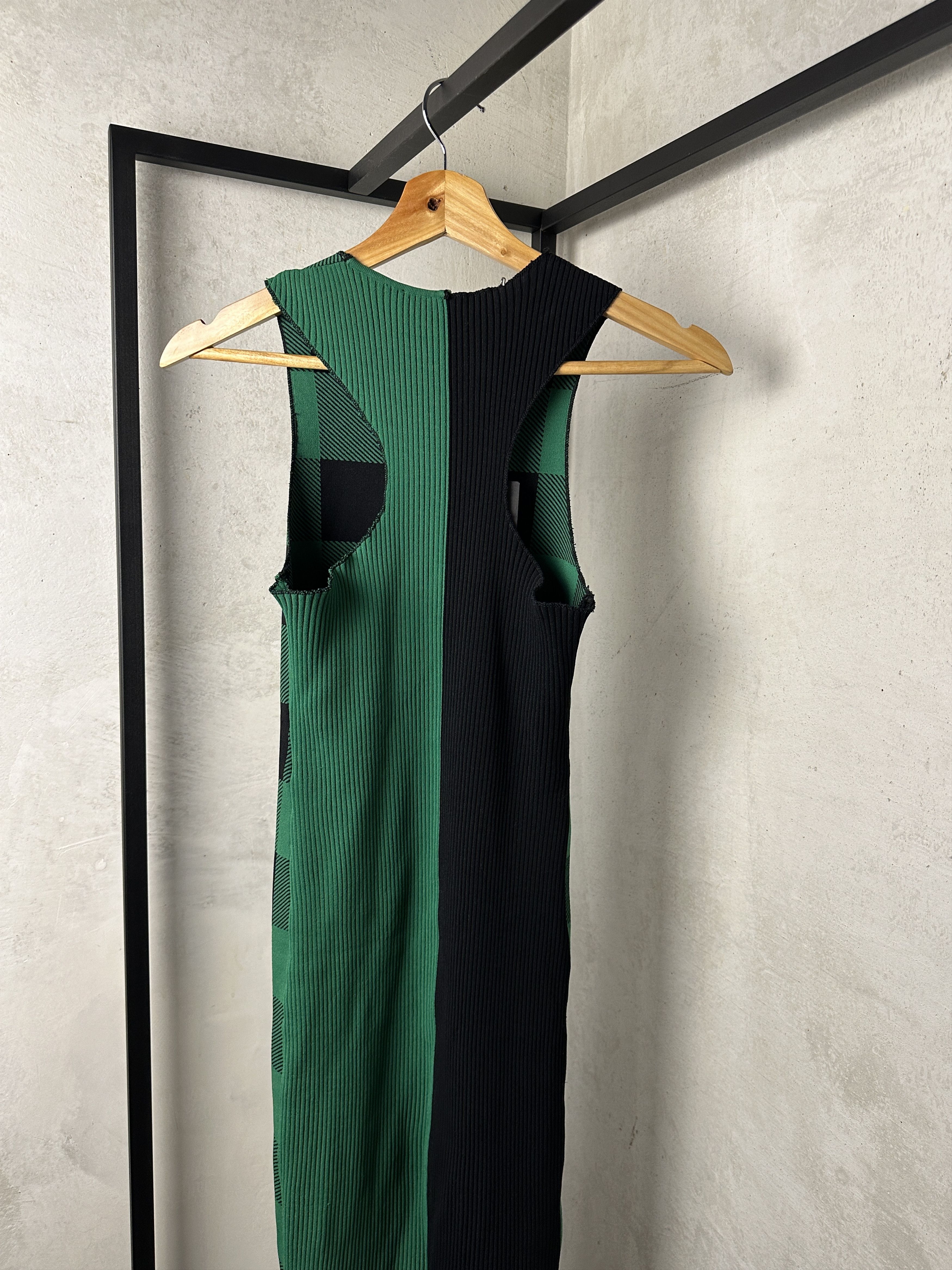 Haider Ackermann Haider Ackermann Onyx Black + Green Dress Size S / US 4 / IT 40 - 11 Thumbnail