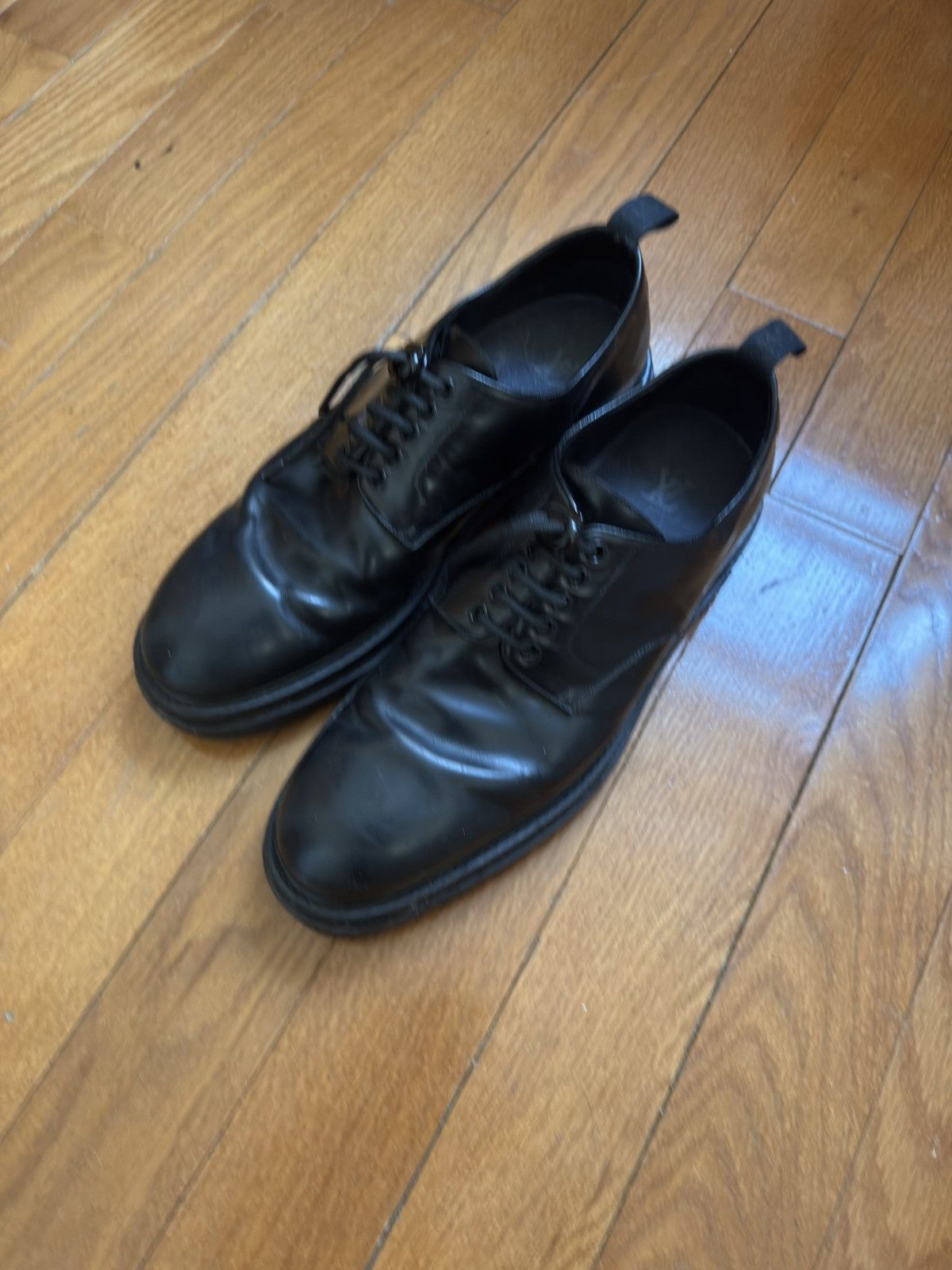 Louis Vuitton Louis Vuitton LV Monogram Leather Derby Shoe Size US 10.5 / EU 43-44 - 3 Thumbnail
