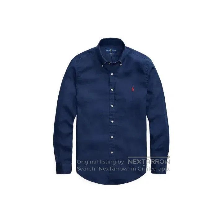 Polo Ralph Lauren Polo Ralph Lauren Solid Logo Embroidered Long Sleeve Shirt. Size US XXL / EU 58 / 5 - 1 Thumbnail