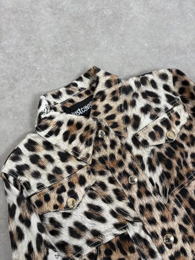 Just Cavalli SS2016 Cavalli Leopard Print Jacket Size US XS / EU 42 / 0 - 5 Thumbnail