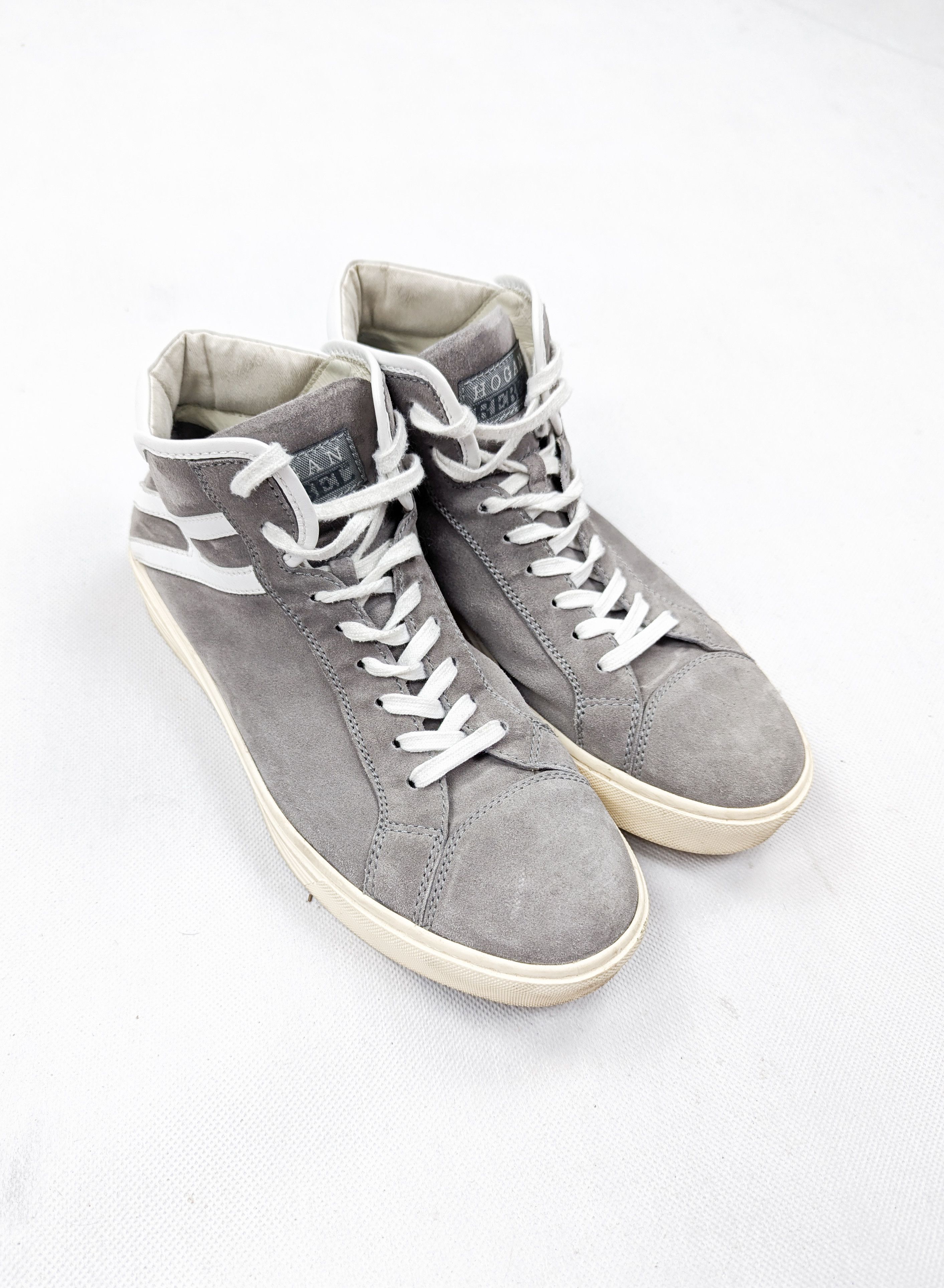 Hogan Hogan grey hi top sneakers Size US 6.5 / EU 39-40 - 2 Thumbnail