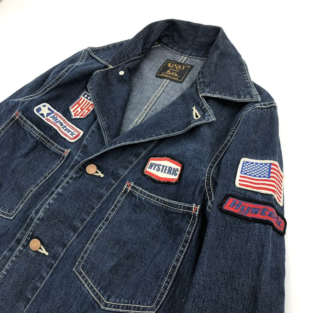 Hysteric Glamour 2000s Vintage Hysteric Glamour Kinky Chore Denim Jacket Size US M / EU 48-50 / 2 - 4 Thumbnail