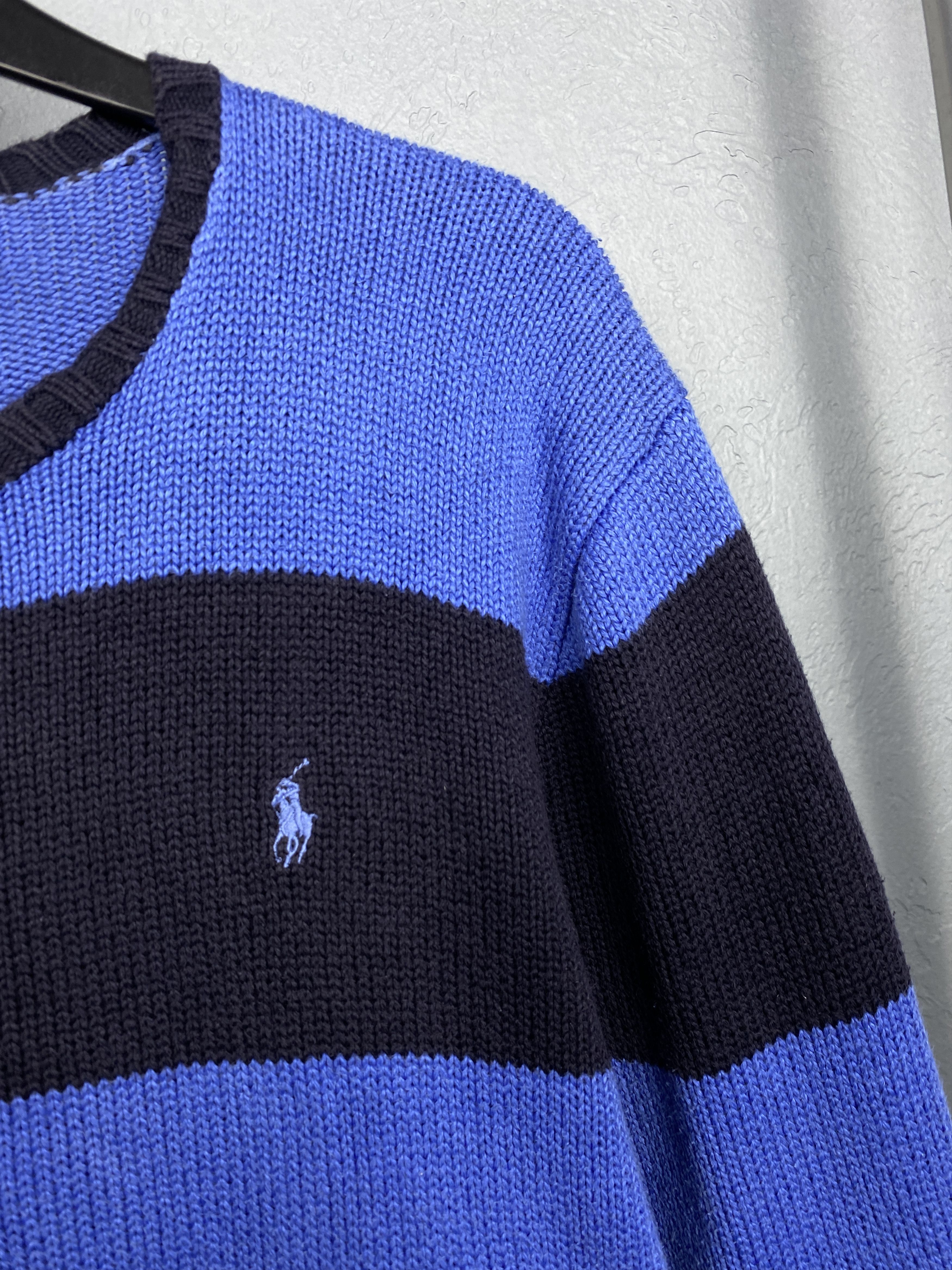 Polo Ralph Lauren Polo Ralph Lauren 90s Vintage Mens Knit Sweater Size US L / EU 52-54 / 3 - 3 Thumbnail