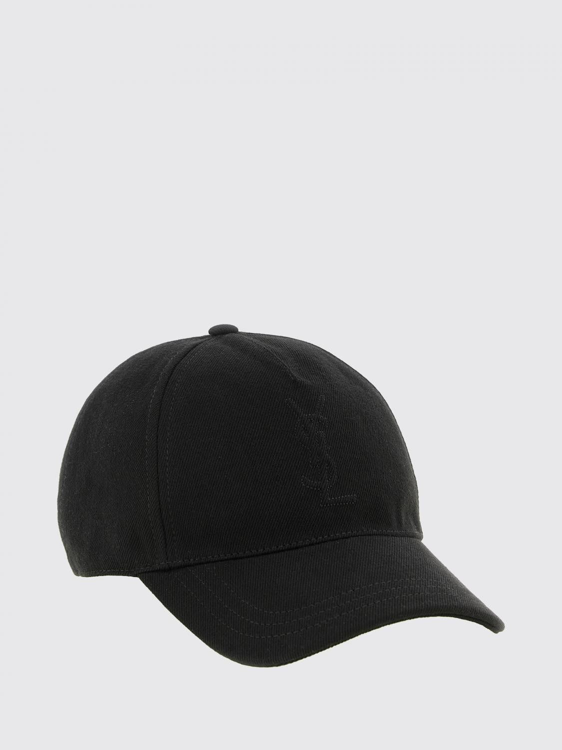 Saint Laurent Paris Saint Laurent Hat Men Black Size ONE SIZE - 1 Thumbnail
