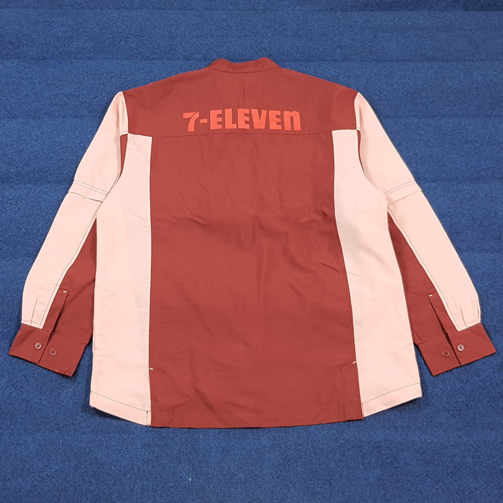Japanese Brand Vintage 7 Eleven Japan Staff Uniform Work Jacket C299N34 Size US L / EU 52-54 / 3 - 3 Thumbnail