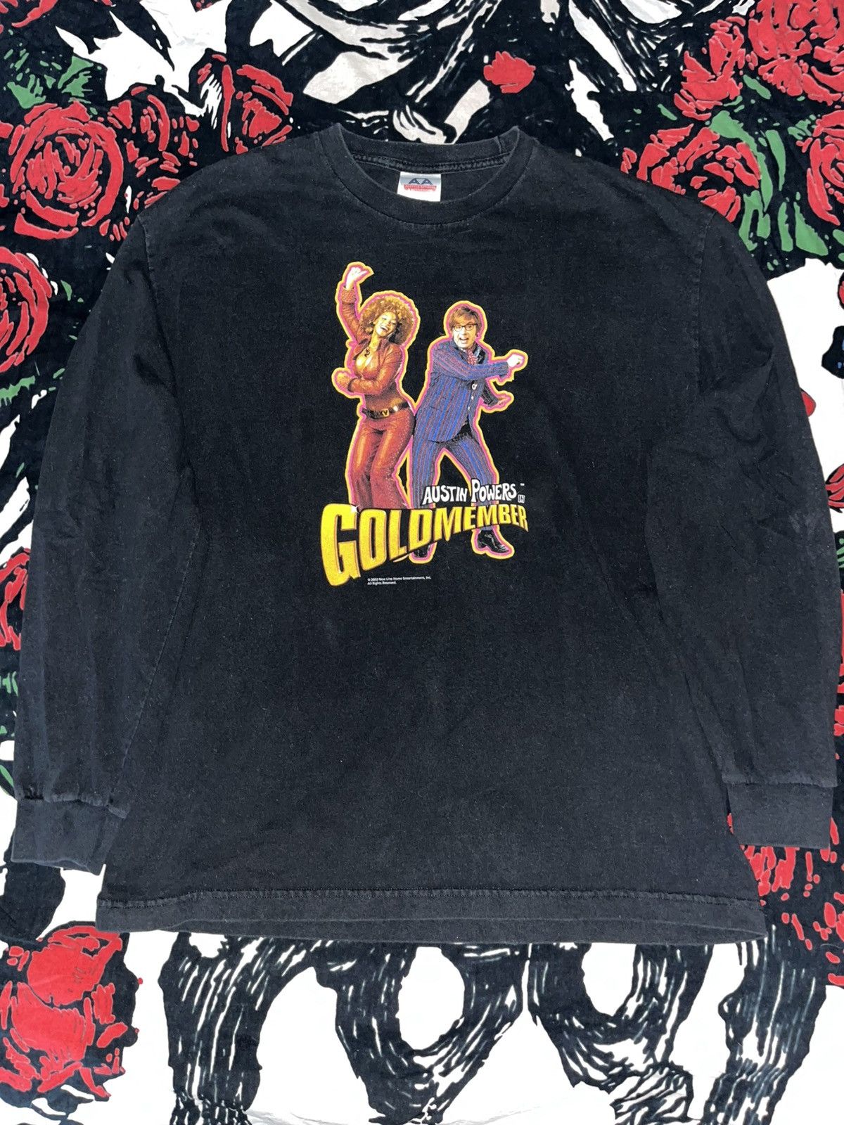 Unsound Rags Crazy Y2K Faded Thrashed Grunge Goth ERD Austin Powers Shirt Size US XL / EU 56 / 4 - 1 Thumbnail