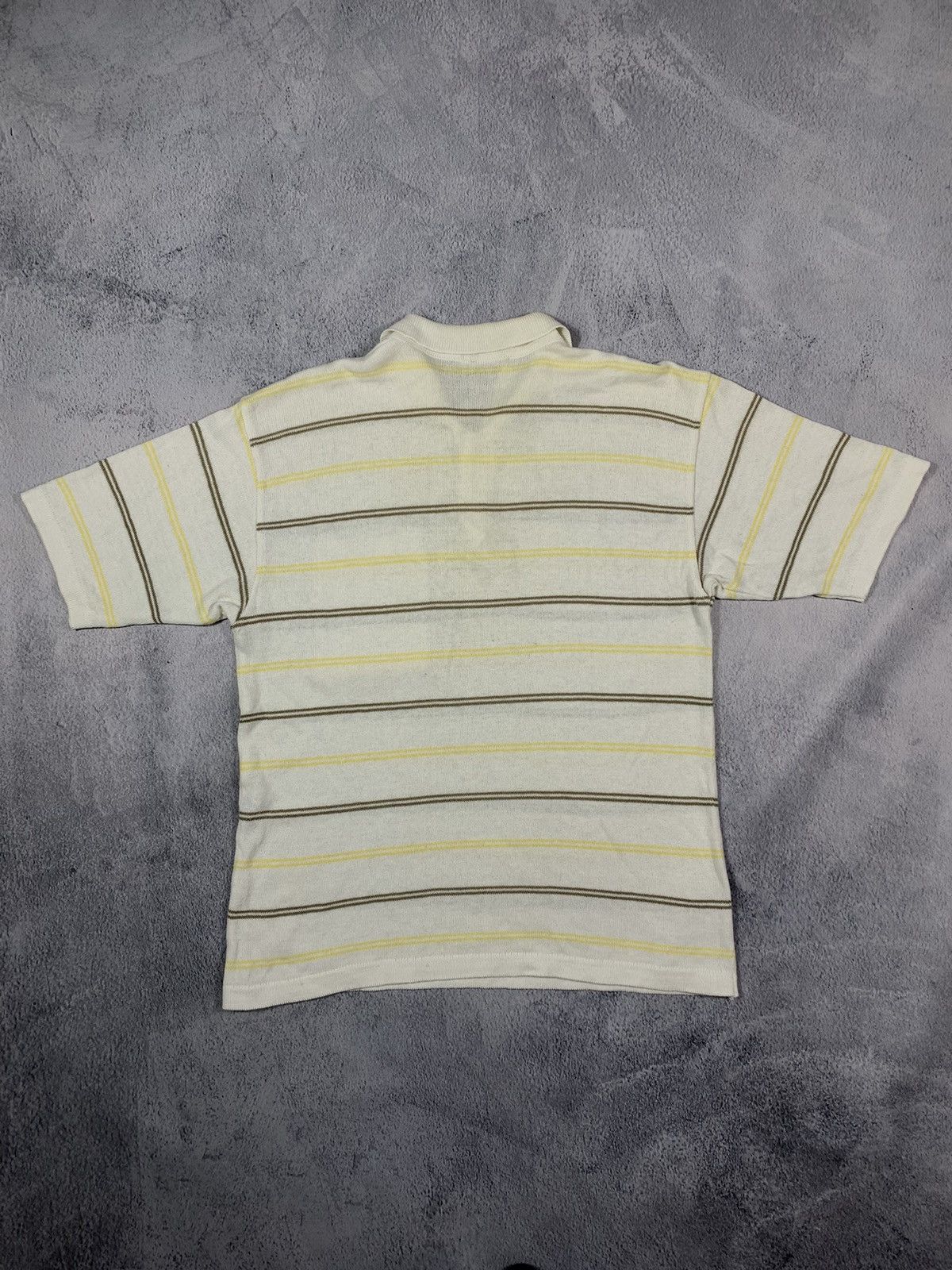 Vintage Vintage 90s Striped golf 1/4 polo tee oldmoney style size M Size US M / EU 48-50 / 2 - 7 Thumbnail