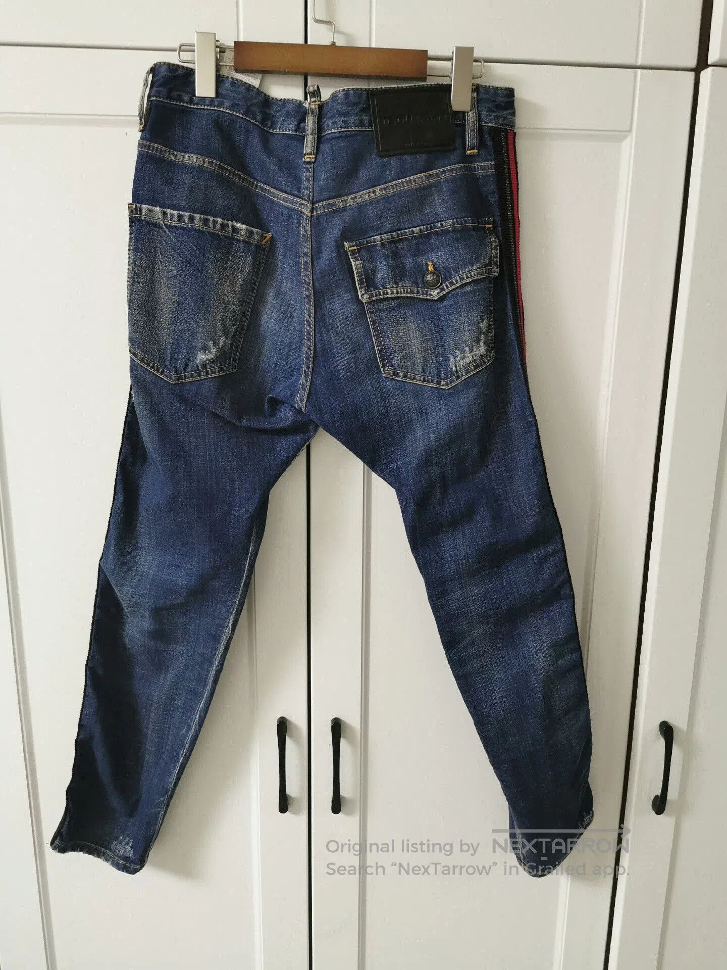Dsquared2 DSquared2 Denim Pants with Side Stripes. Size US 30 / EU 46 - 2 Thumbnail