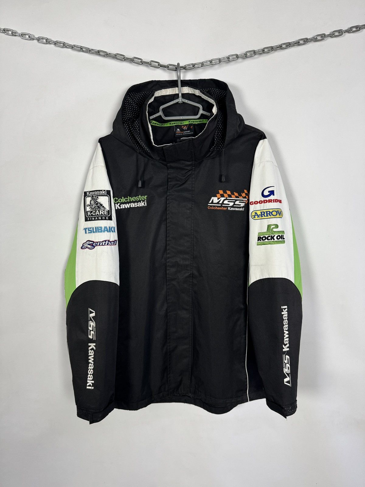 Vintage Men’s Vintage Colchester Kawasaki Racing Jacket MSS XL Size US XL / EU 56 / 4 - 2 Thumbnail