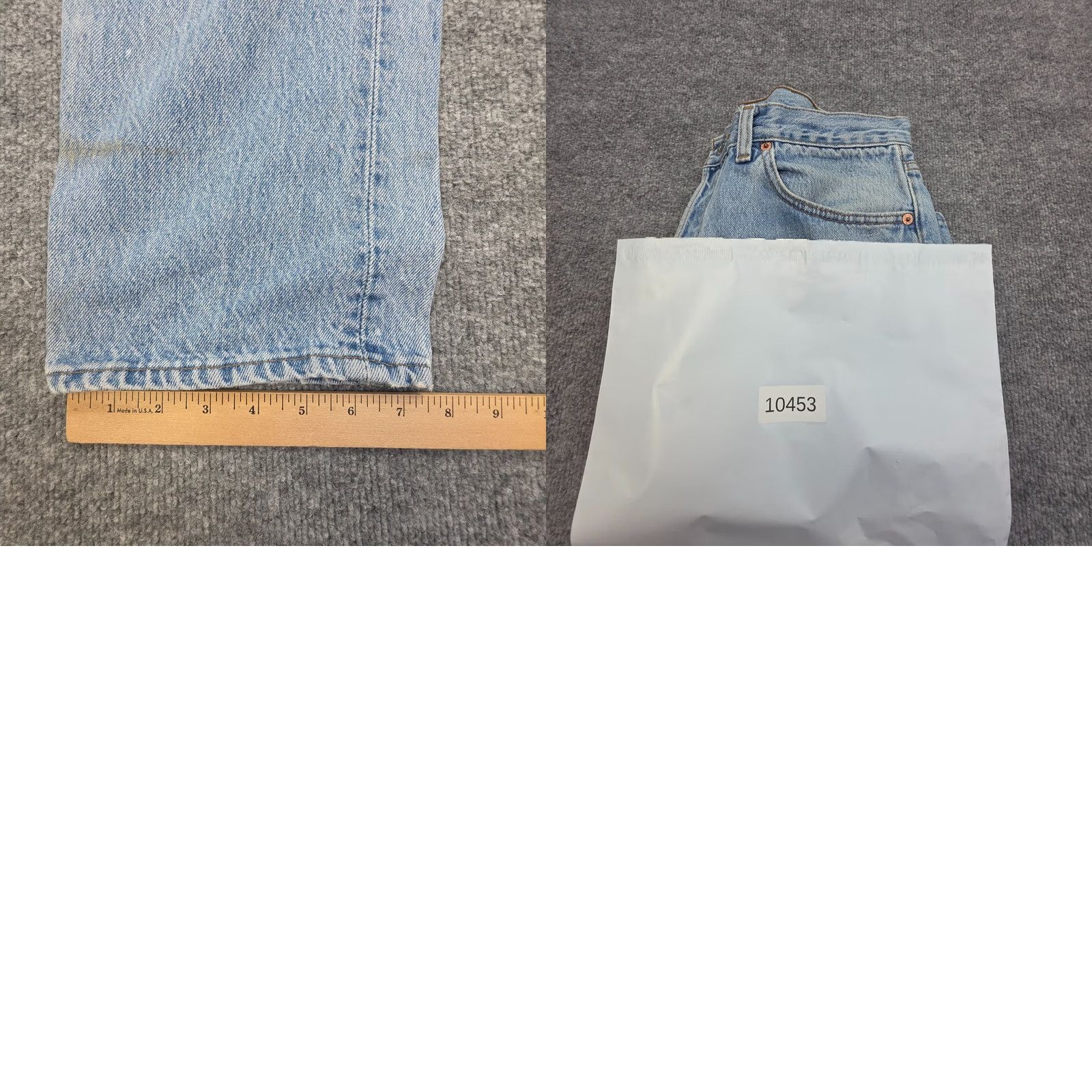 Levi's VINTAGE Levi's 501 Jeans Mens 31x34 / 34x36 Blue Light Wash Faded 5-Pocket Denim Regular Rise Mid Size US 31 - 11 Thumbnail