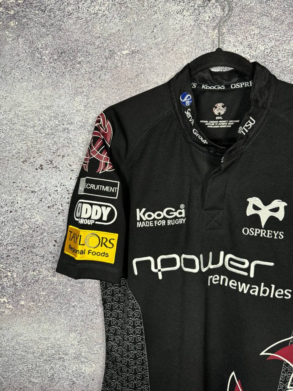 Rugby Ralph Lauren Ospreys Rugby Union Shirt KooGa 2008/09 Jersey Small Size US S / EU 44-46 / 1 - 3 Thumbnail