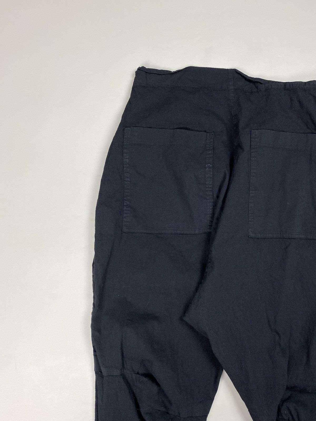 Rundholz Rundholz black label drop crotch avant-garde pants trousers Size 28" / US 6 / IT 42 - 21 Thumbnail