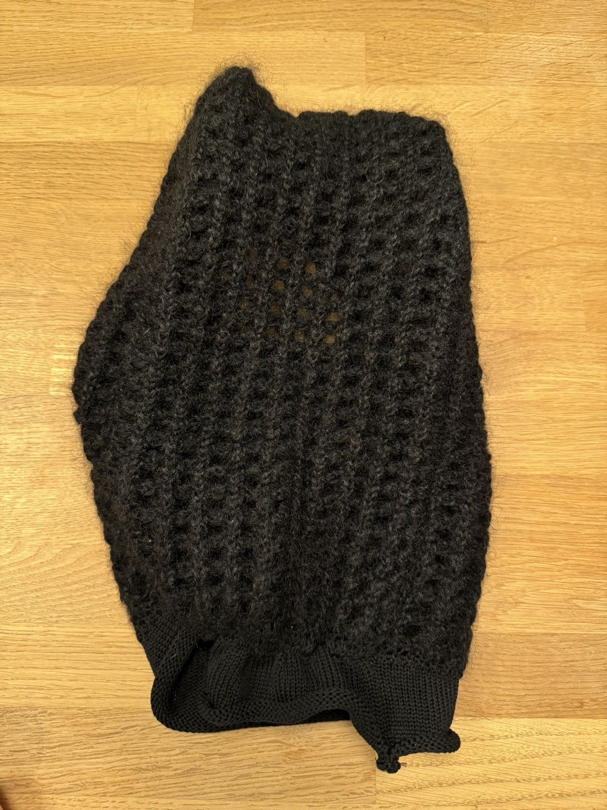 Givenchy Givenchy Black Wool Horn Balaclava Size ONE SIZE - 7 Thumbnail