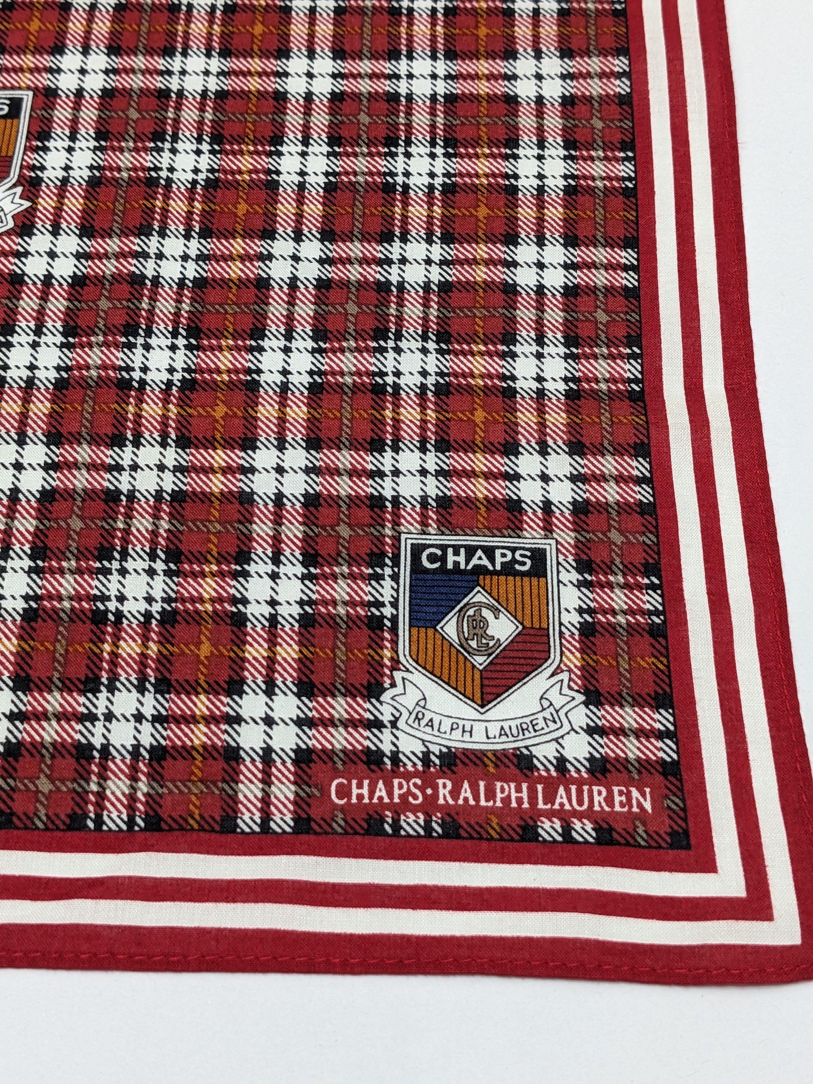 Chaps Ralph Lauren Chaps Ralph Lauren Crest Logo Handkerchief Size ONE SIZE - 2 Thumbnail