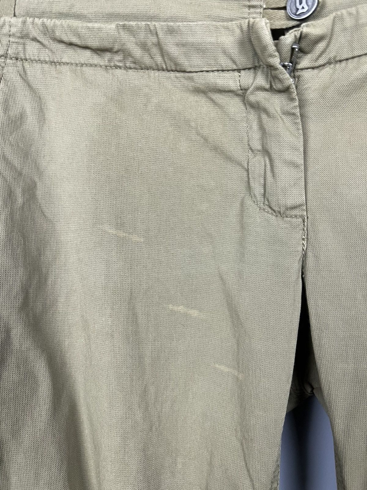 John Galliano Vintage John Galliano Cargo Khaki Pants Size 30" / US 8 / IT 44 - 12 Thumbnail