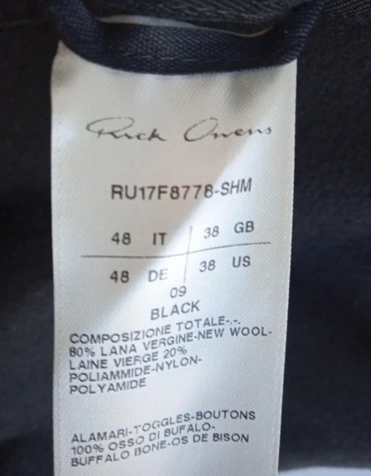 Rick Owens Rick Owens rope n toggle hooded duffle coat Size US M / EU 48-50 / 2 - 6 Thumbnail