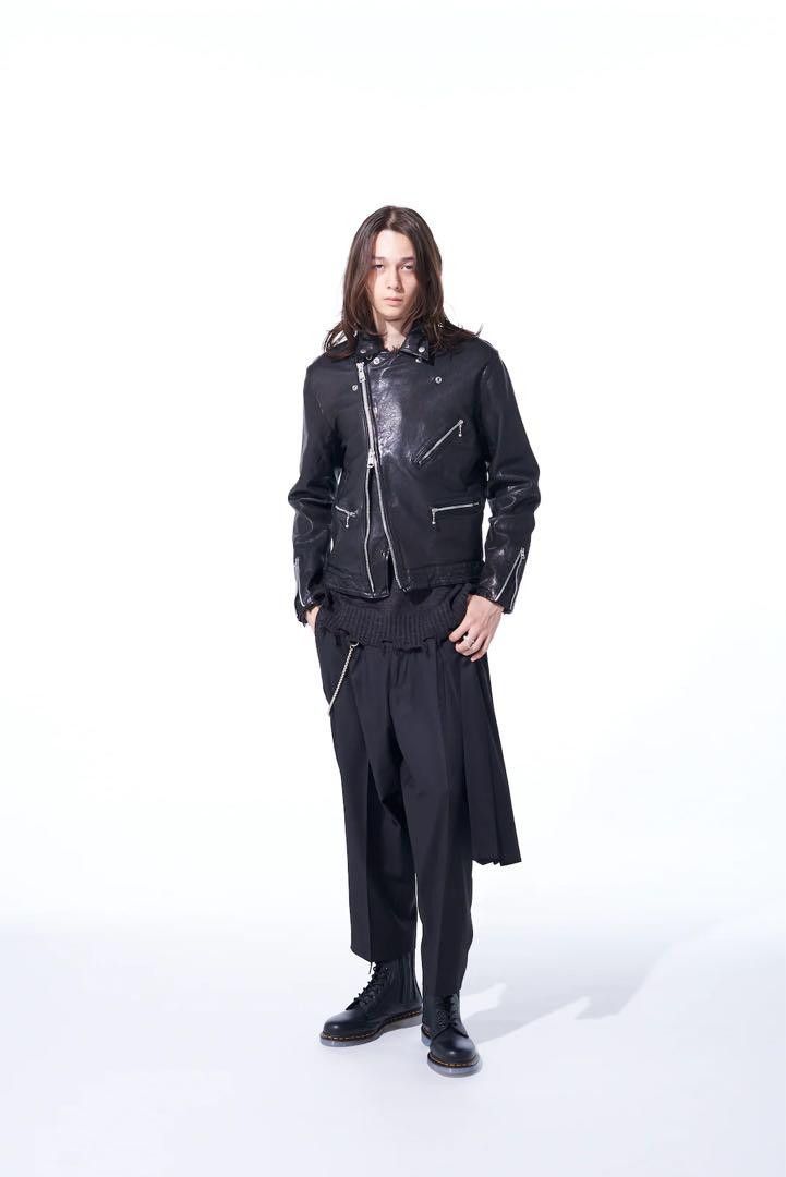 Yohji Yamamoto S'YTE Leather Riders Jacket